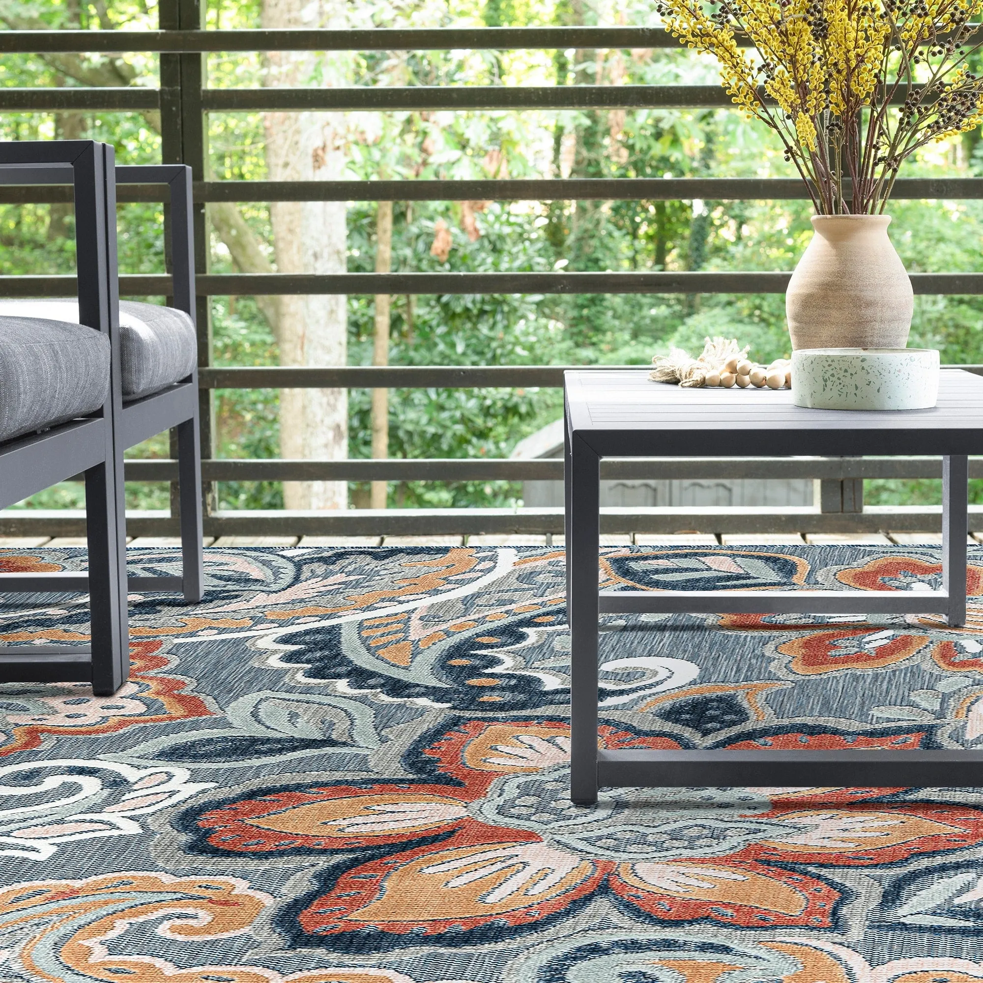 Tropicana Tropical Floral Indoor/Outdoor Area Rug