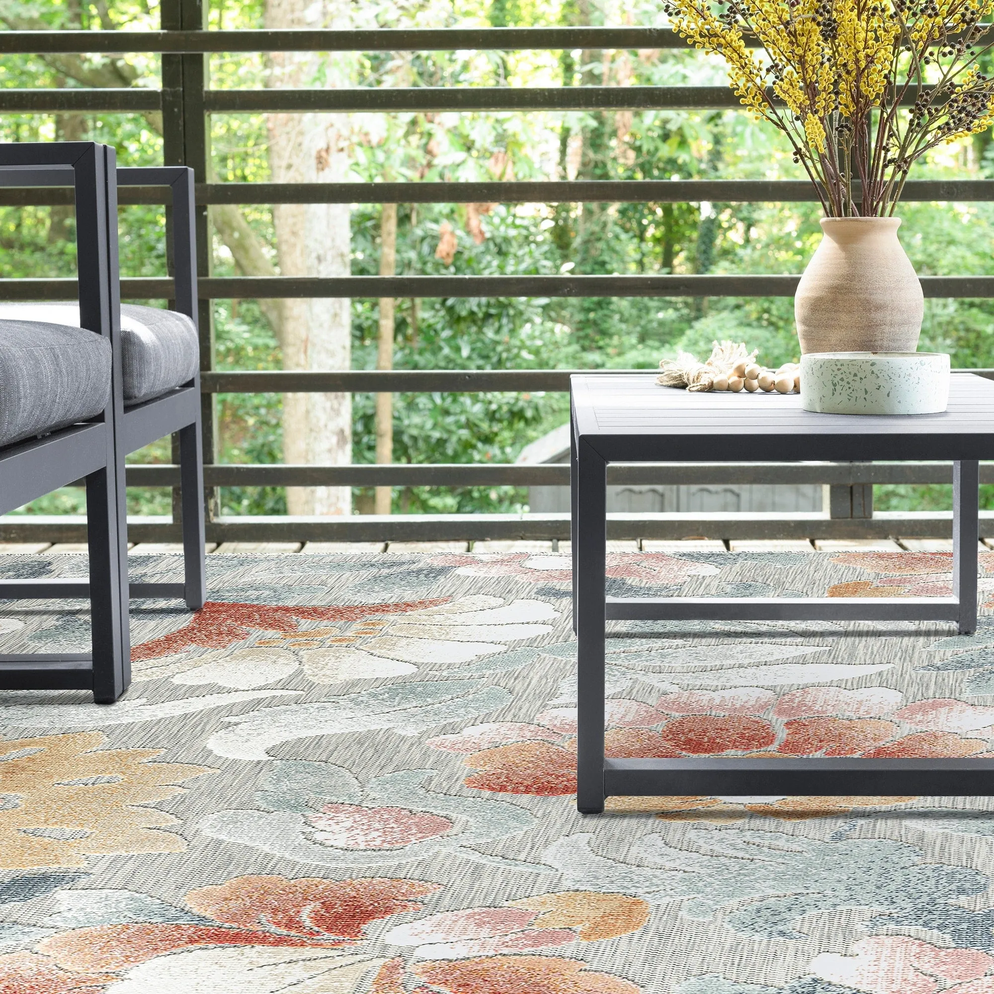 Tropicana Tropical Floral Indoor/Outdoor Area Rug