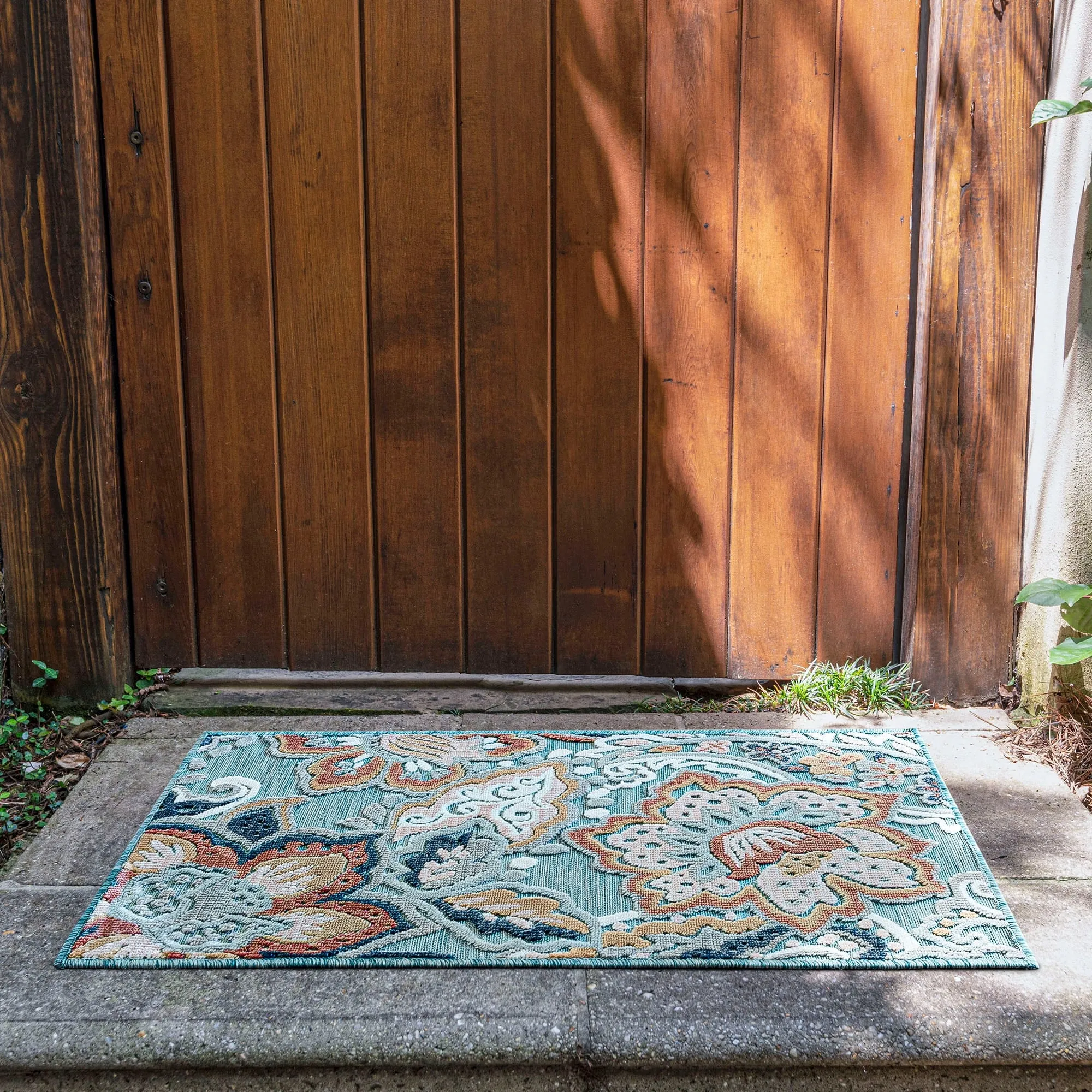 Tropicana Tropical Floral Indoor/Outdoor Area Rug