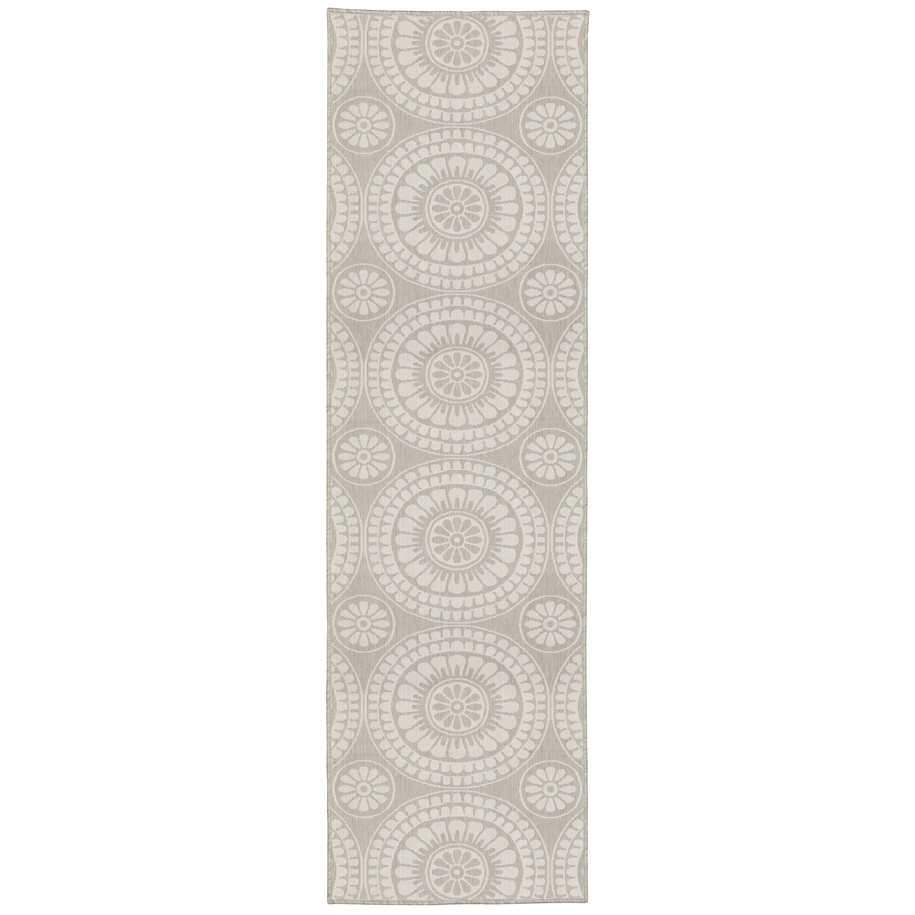 Vista Home Palmetto Floral Medallion Indoor/ Outdoor Area Rug