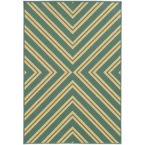 Vista Home Rio Mar Diagonal Stipe Indoor/ Outdoor Area Rug