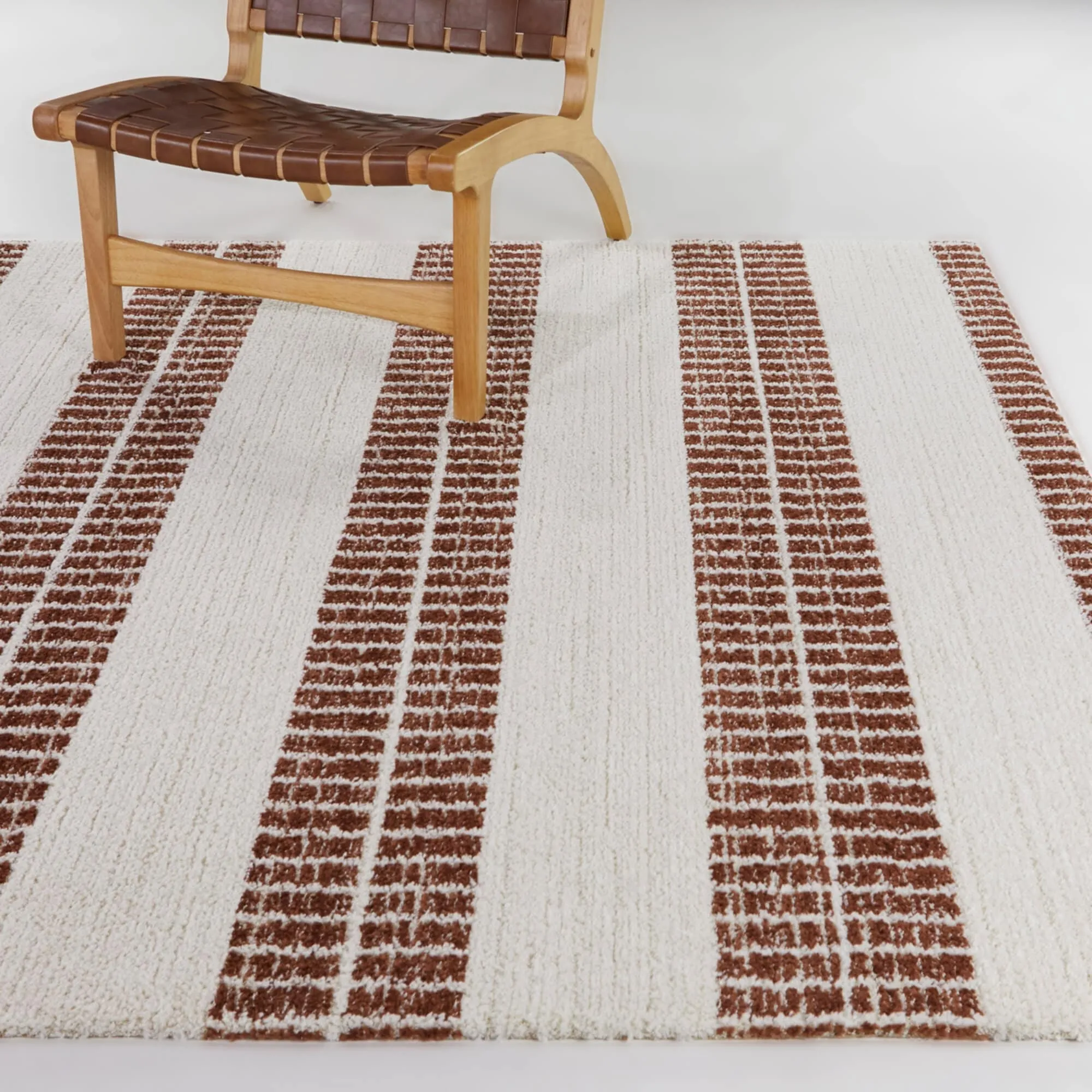 Walther Modern Striped Area Rug