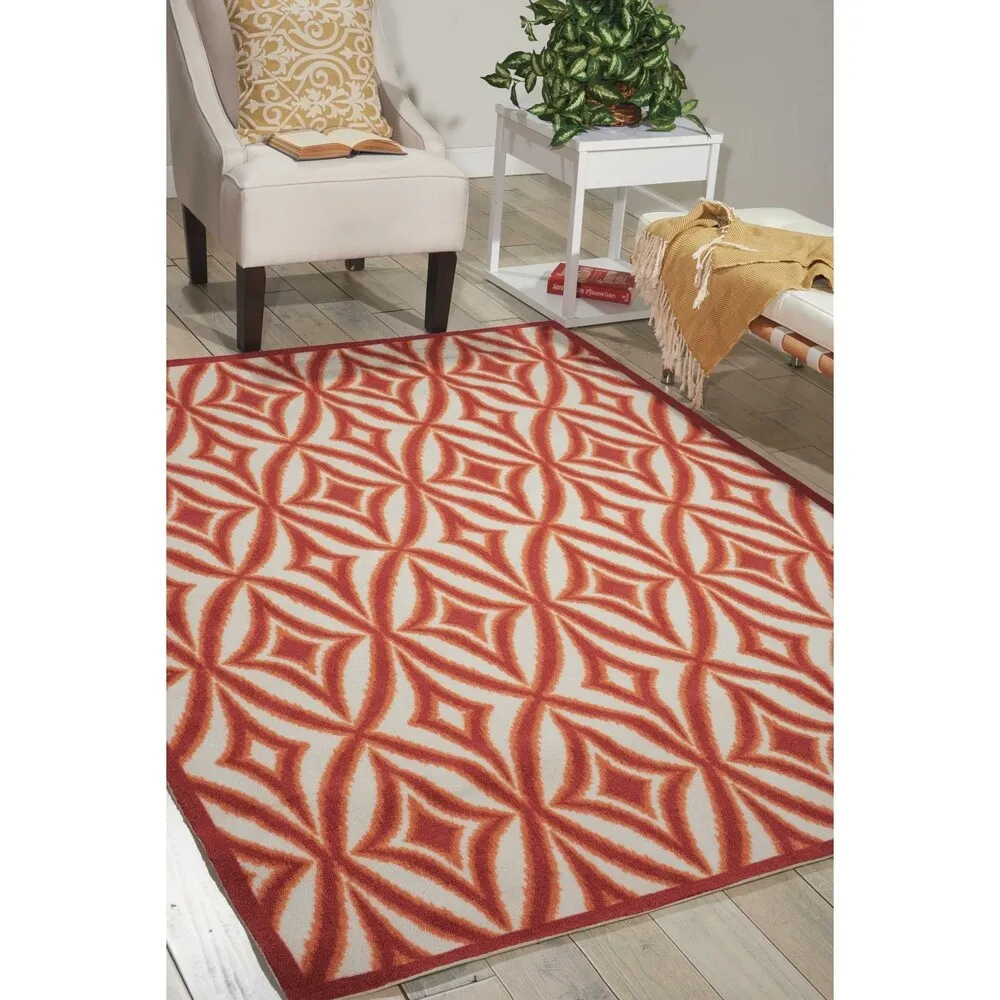 Waverly Sun N' Shade Geometric Indoor/Outdoor Area Rug