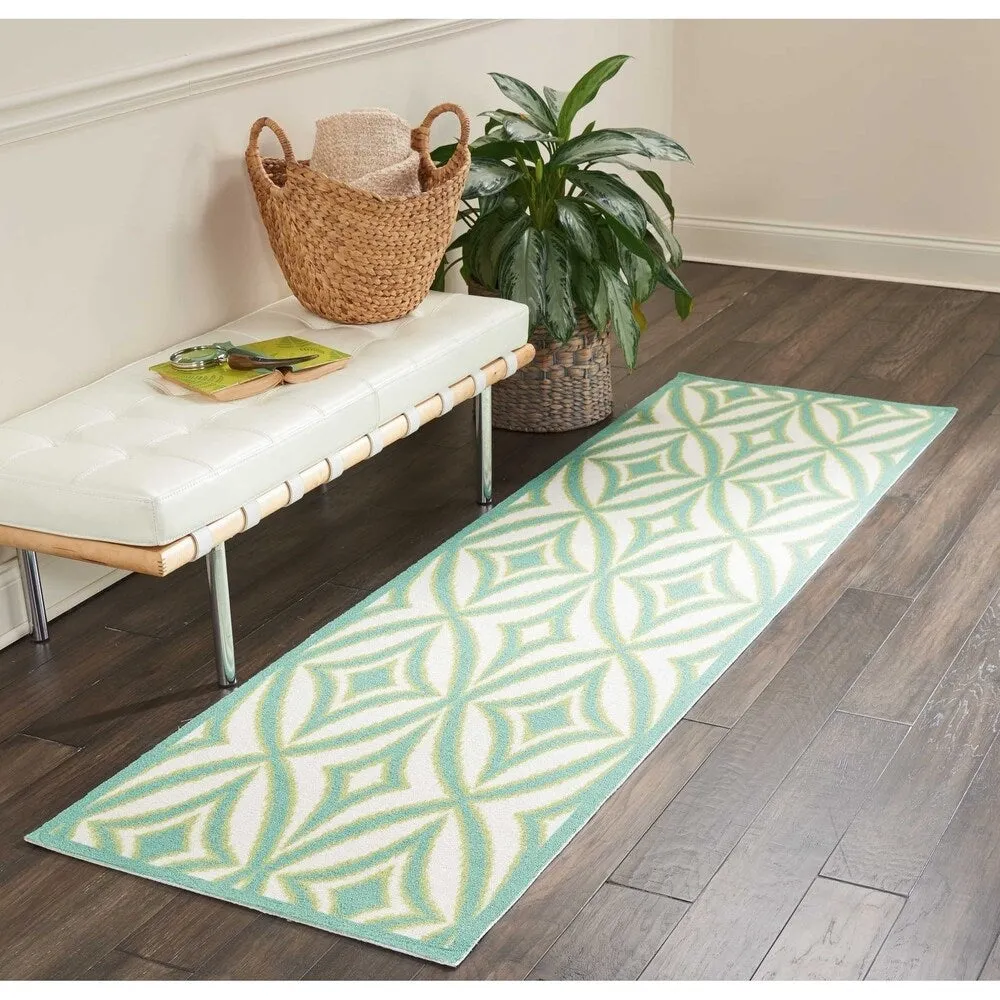 Waverly Sun N' Shade Geometric Indoor/Outdoor Area Rug