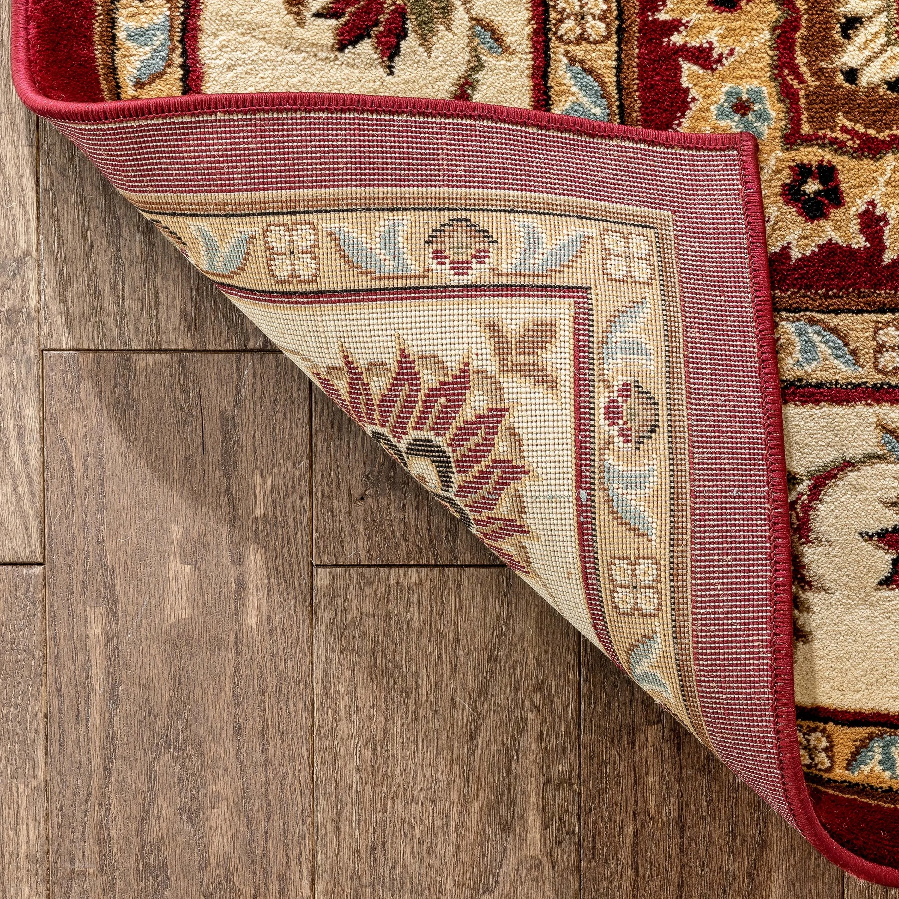 Well Woven Agra Traditional Ushak Oriental Runner Area Rug