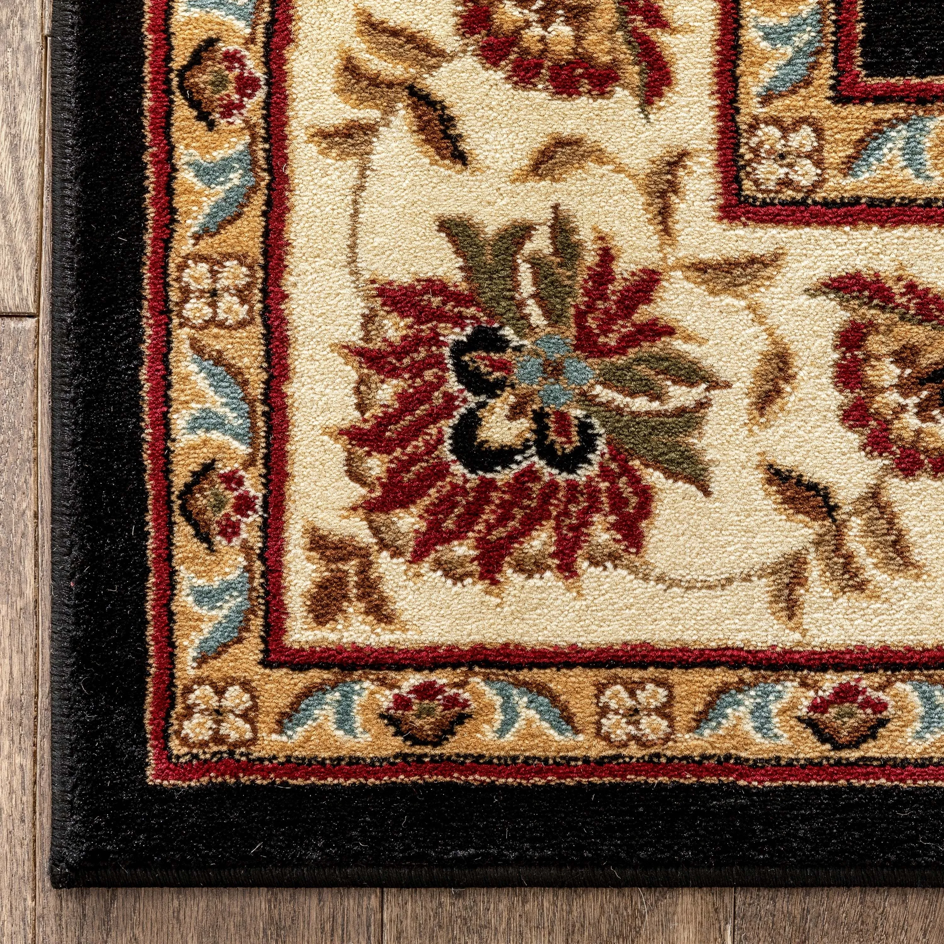 Well Woven Agra Traditional Ushak Oriental Runner Area Rug