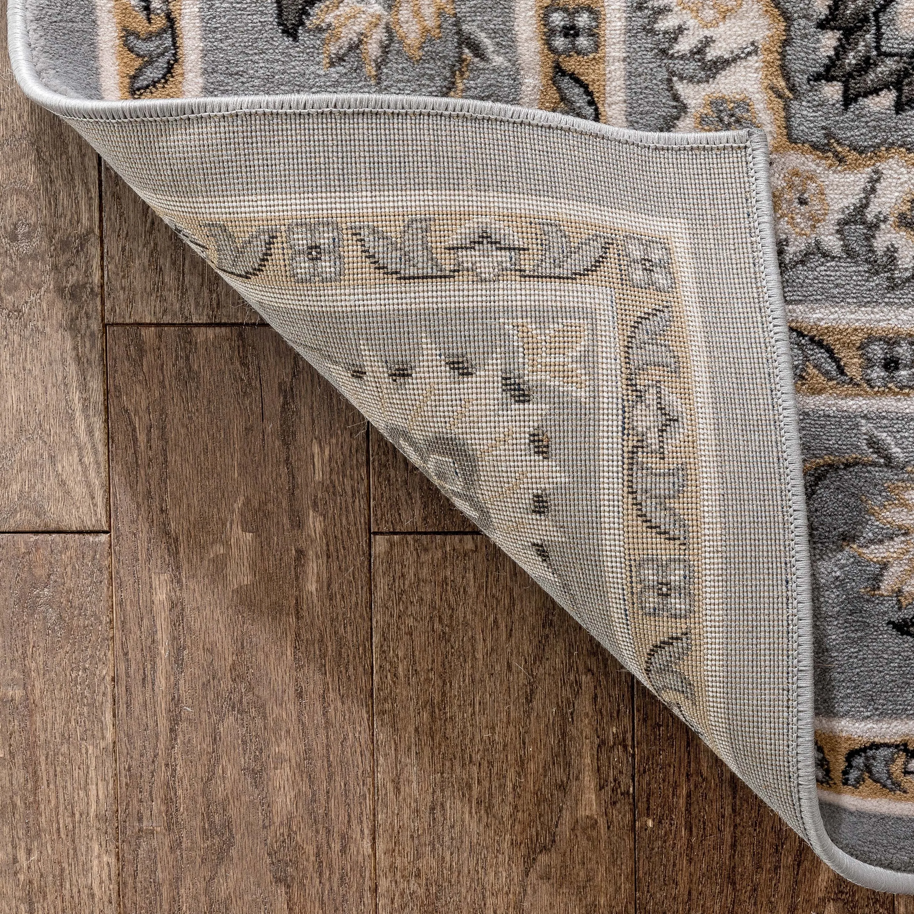 Well Woven Agra Traditional Ushak Oriental Runner Area Rug