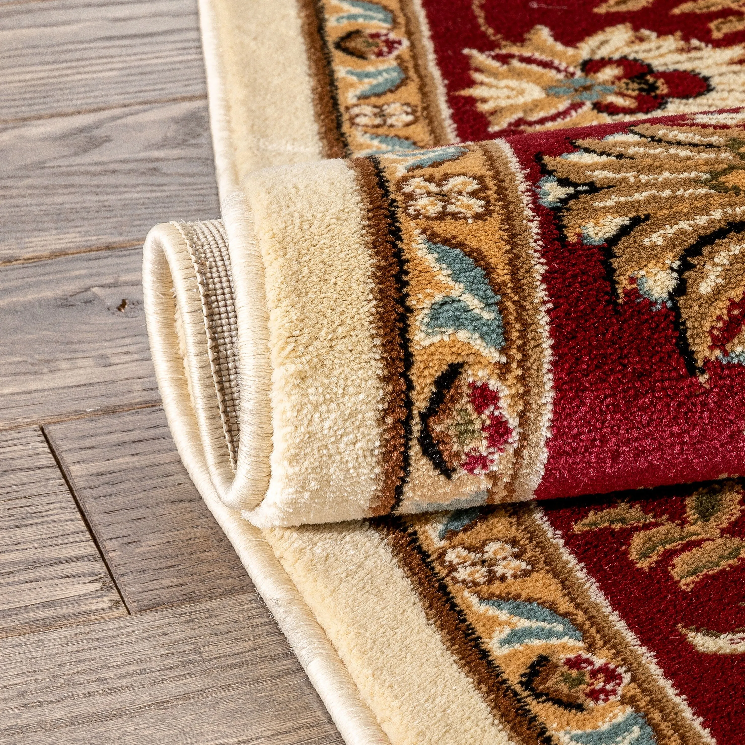 Well Woven Agra Traditional Ushak Oriental Runner Area Rug