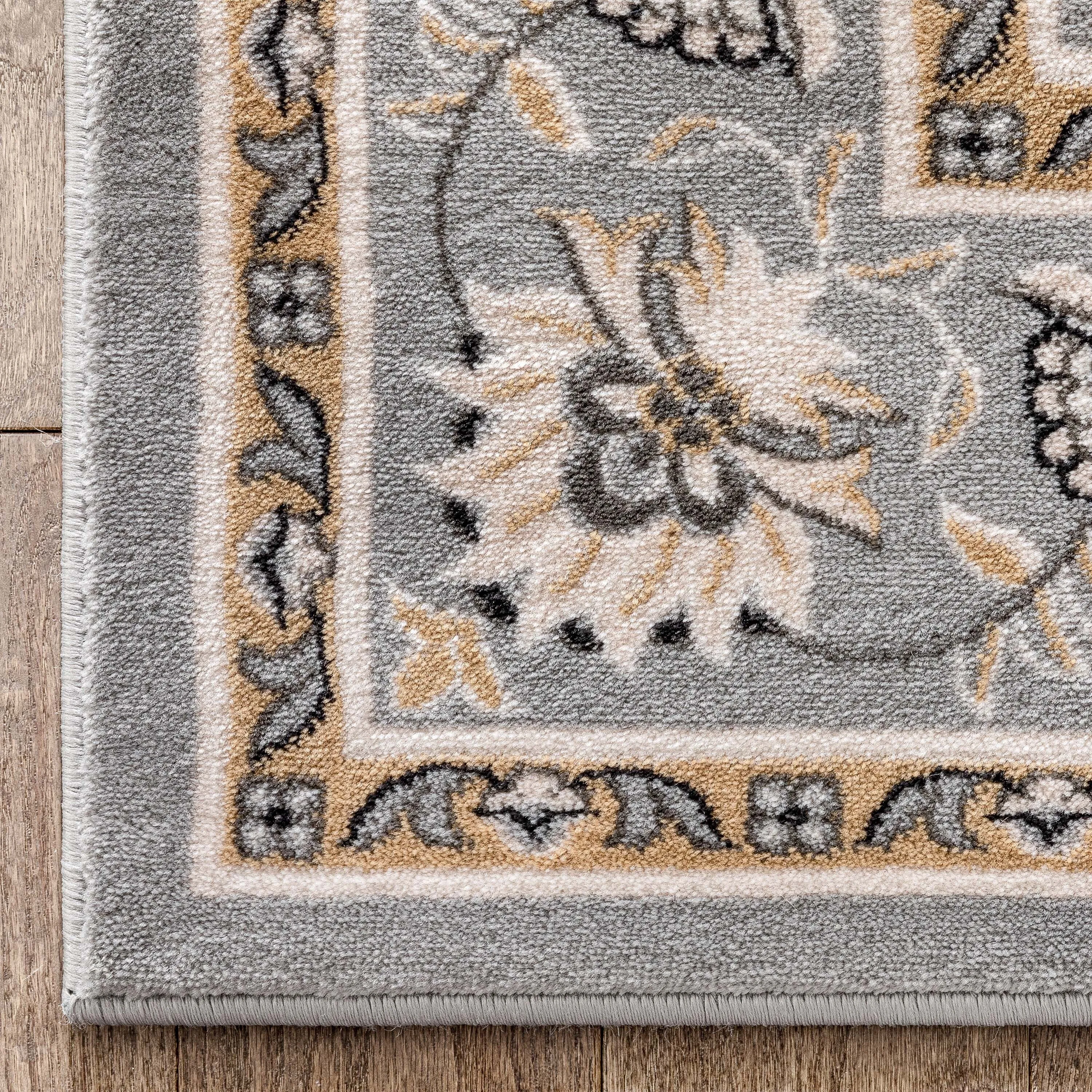 Well Woven Agra Traditional Ushak Oriental Runner Area Rug