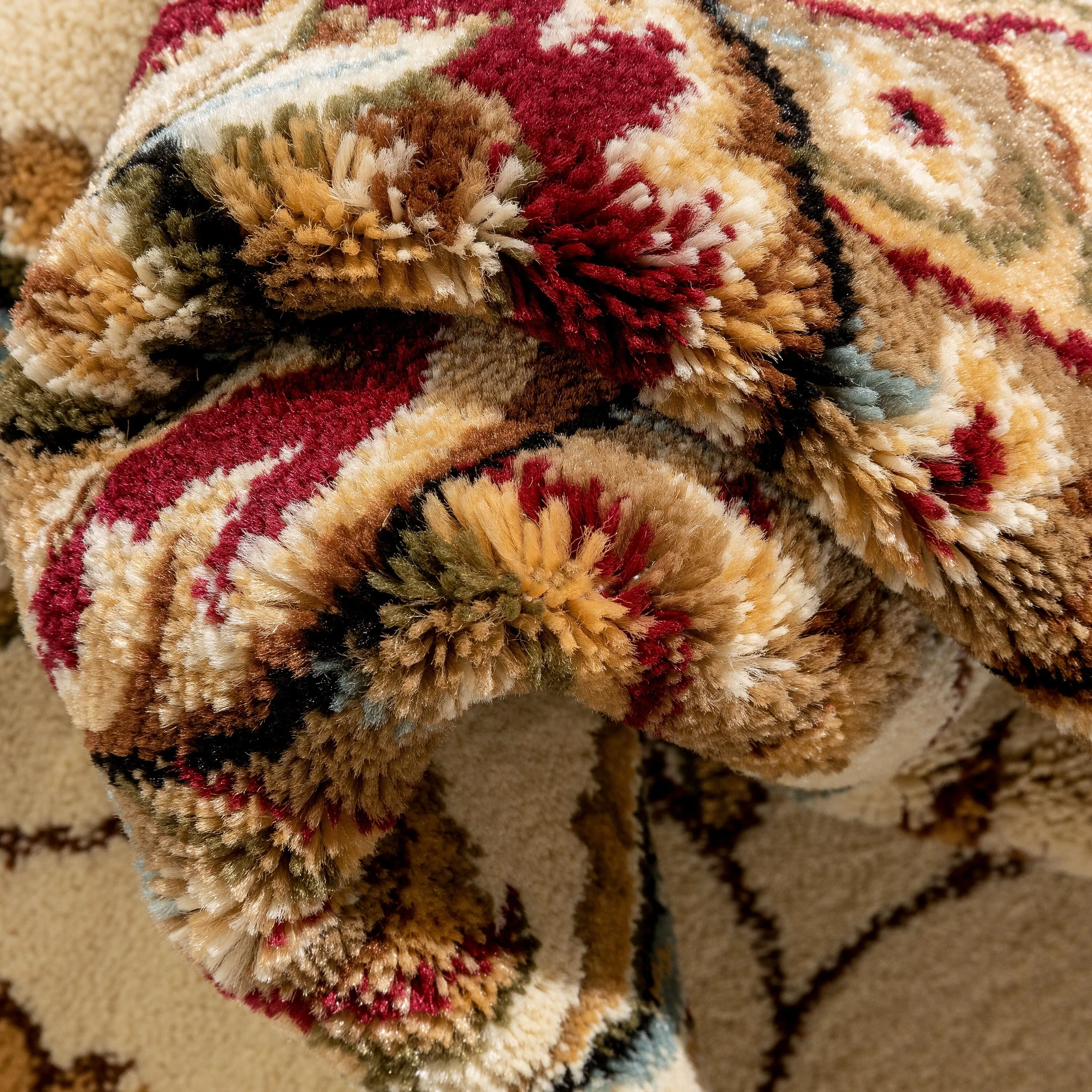 Well Woven Agra Traditional Ushak Oriental Runner Area Rug