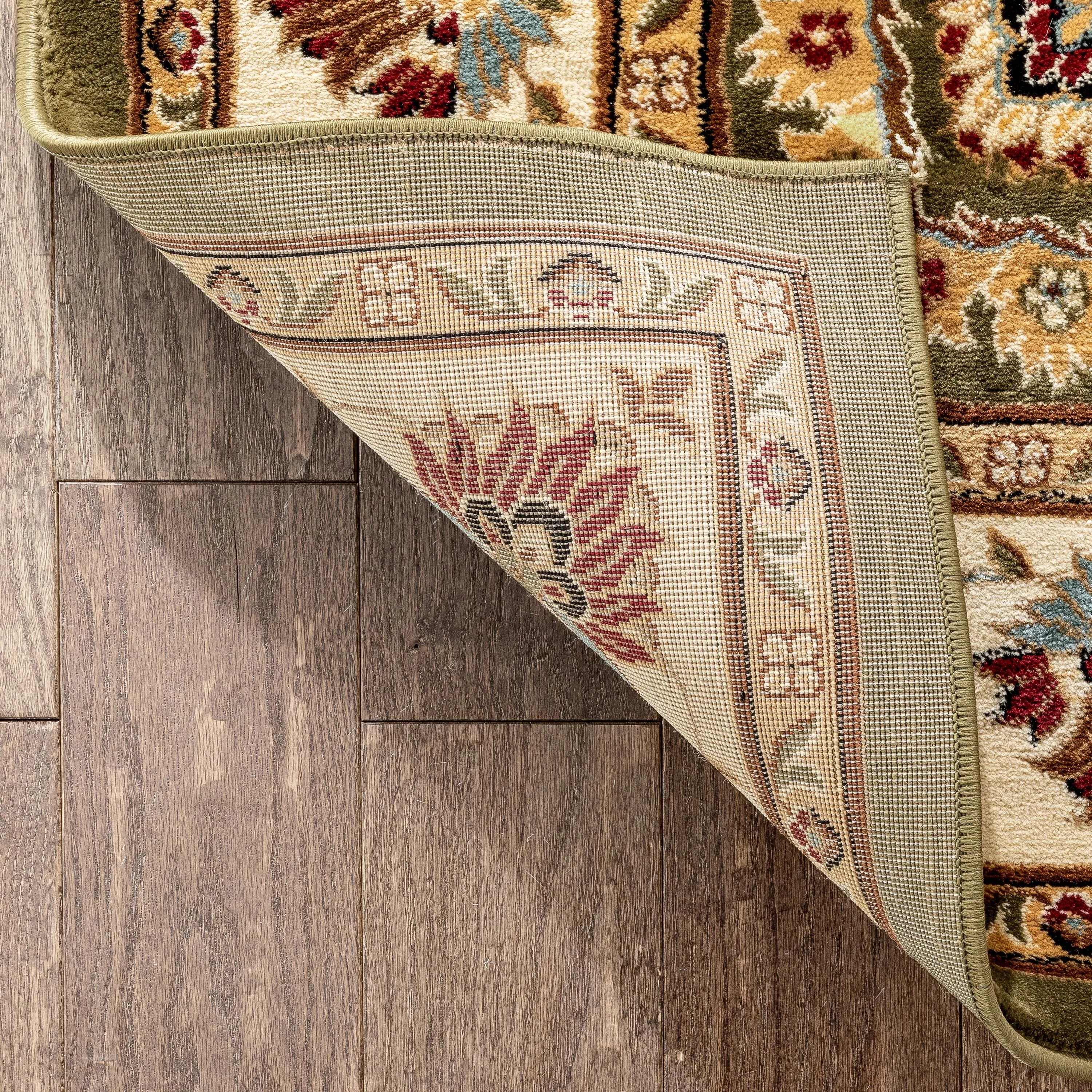 Well Woven Agra Traditional Ushak Oriental Runner Area Rug