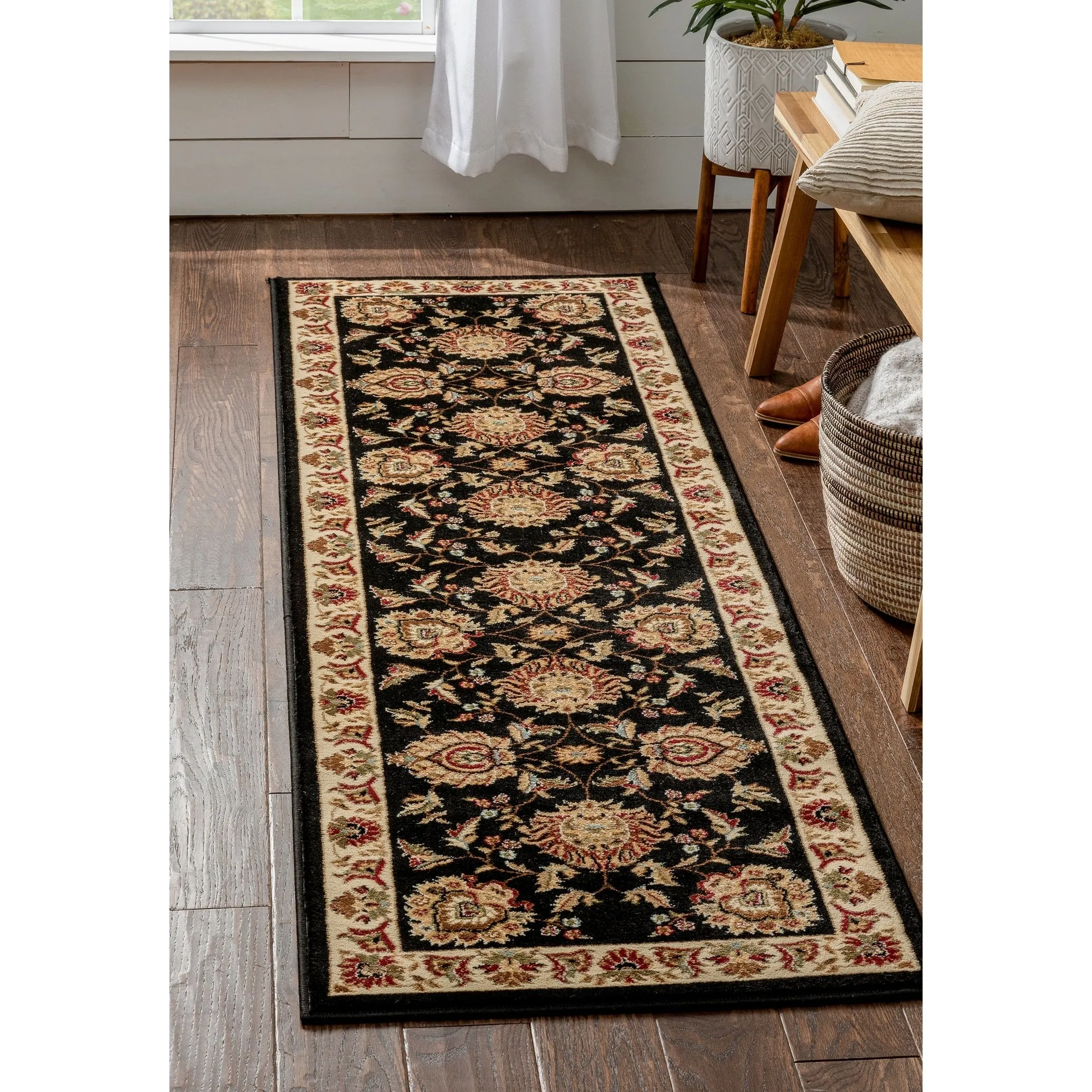 Well Woven Agra Traditional Ushak Oriental Runner Area Rug