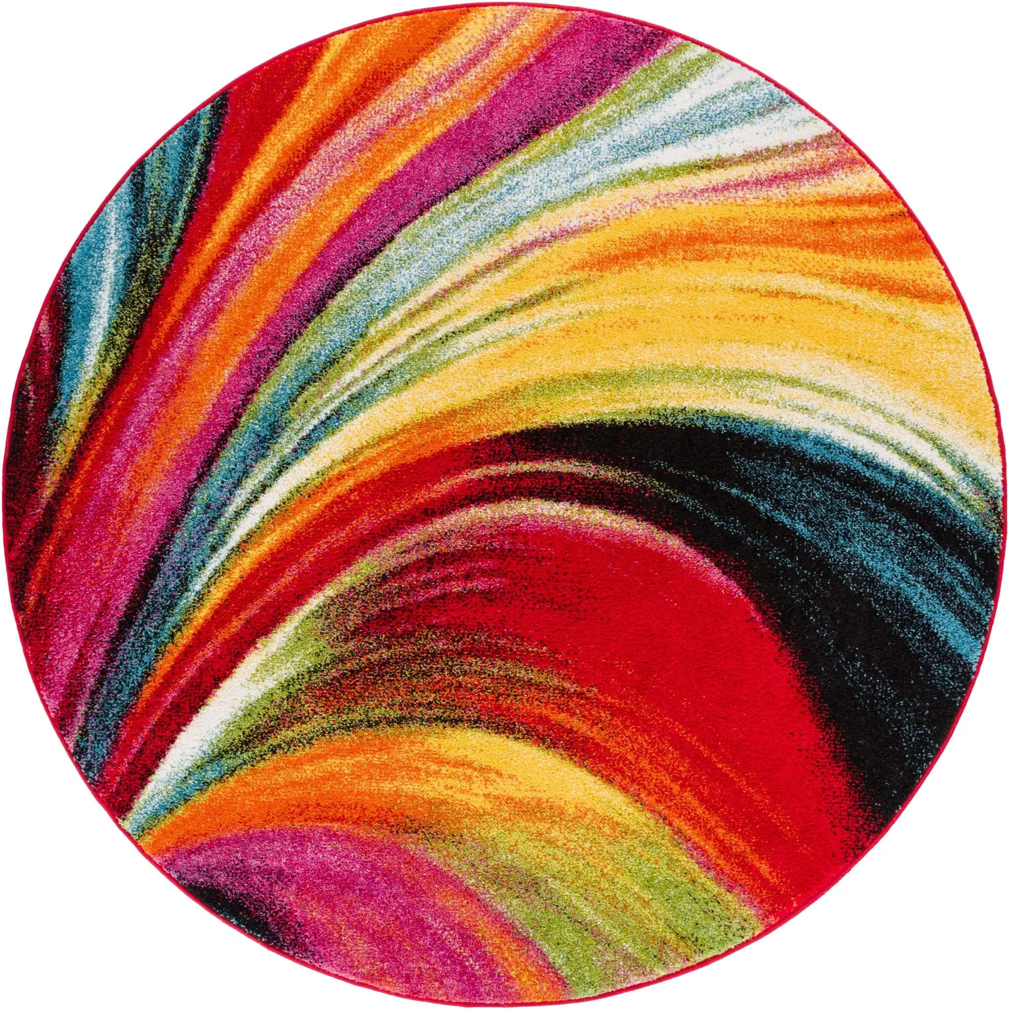 Well Woven Viva Pleasure Abstract Modern Area Rug