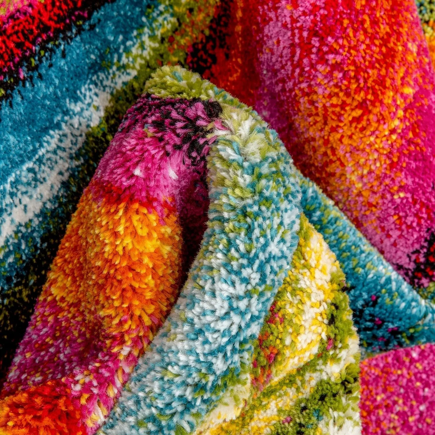 Well Woven Viva Pleasure Abstract Modern Area Rug