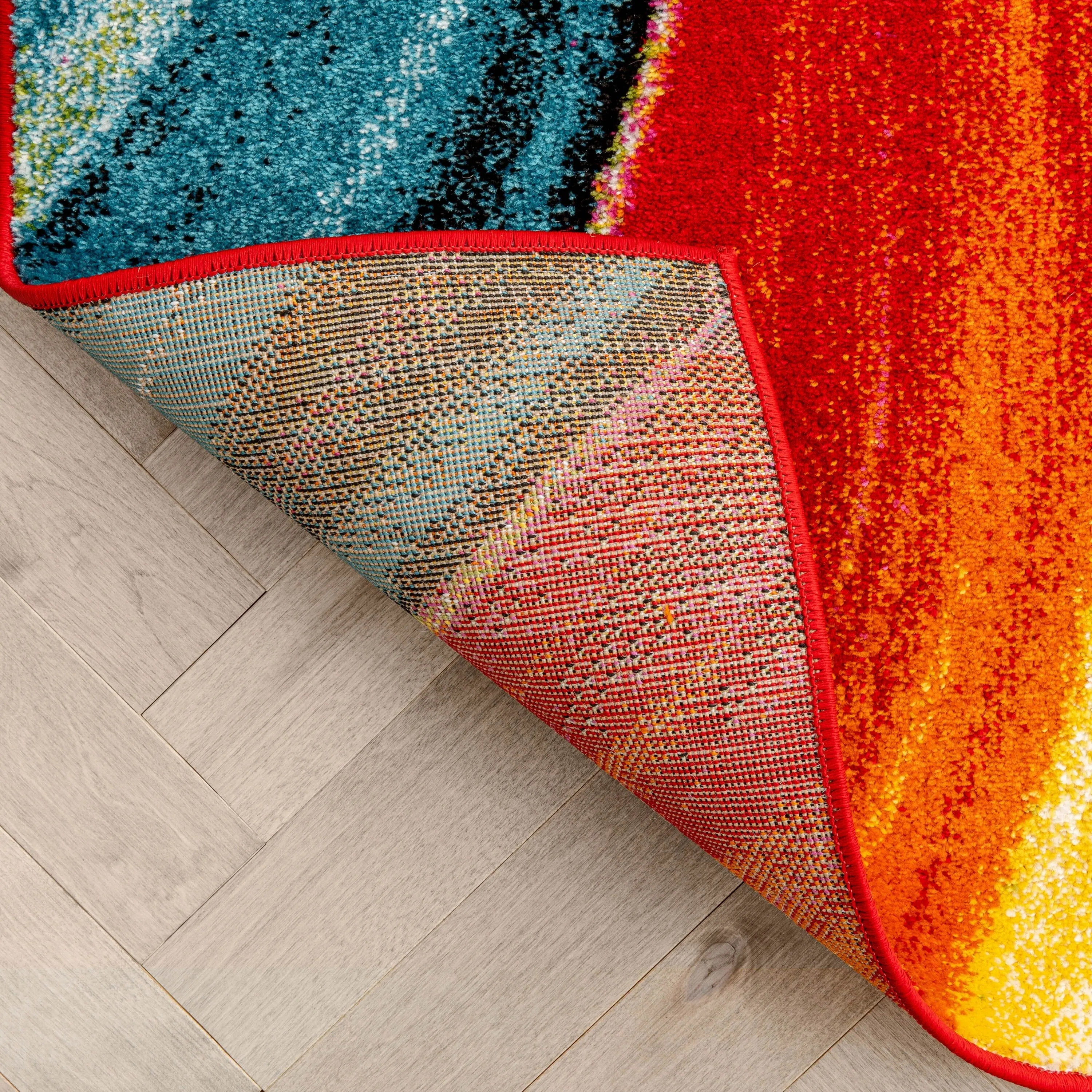 Well Woven Viva Pleasure Abstract Modern Area Rug