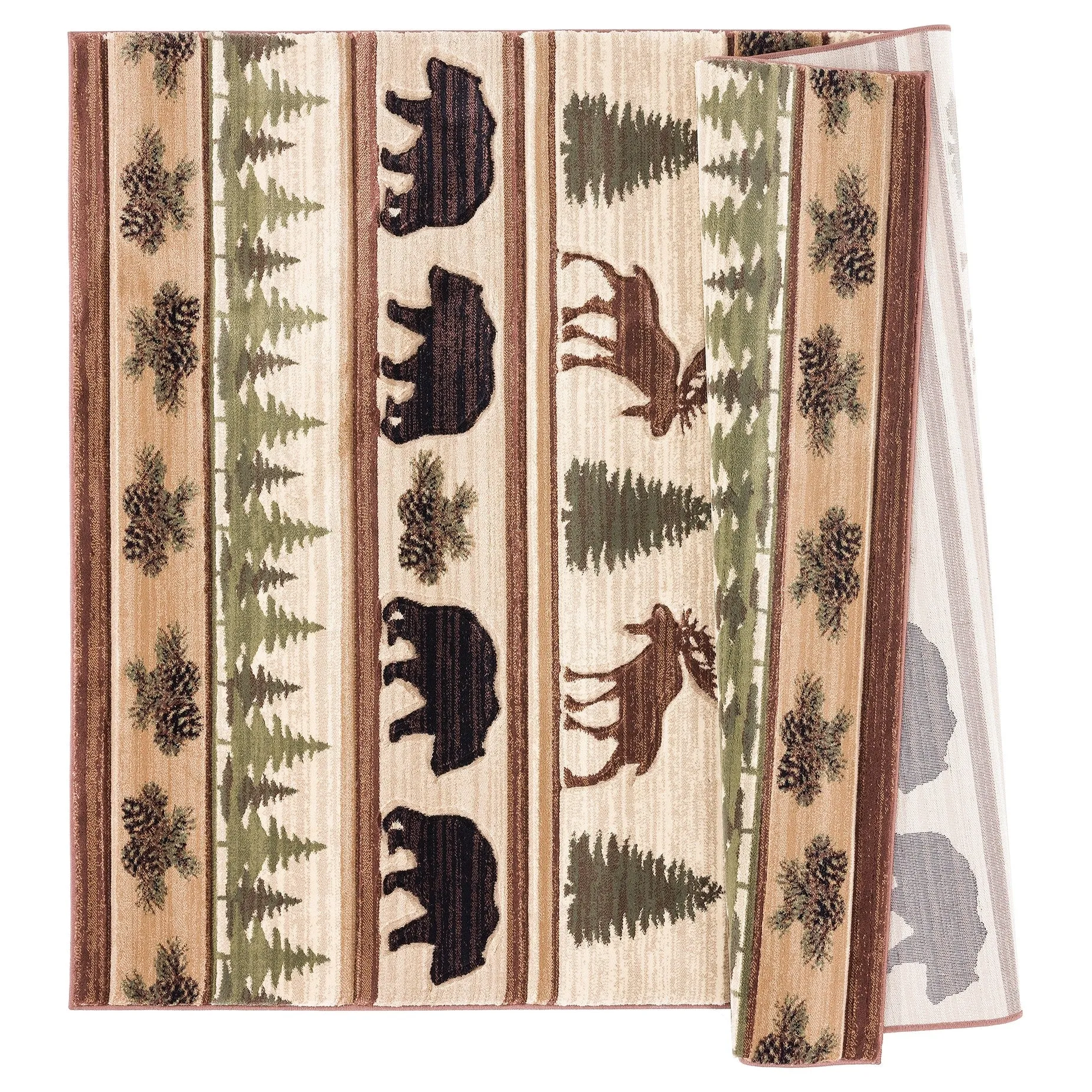 Westfield Home Graham Ellijah Beige Hand-Carved Area Rug