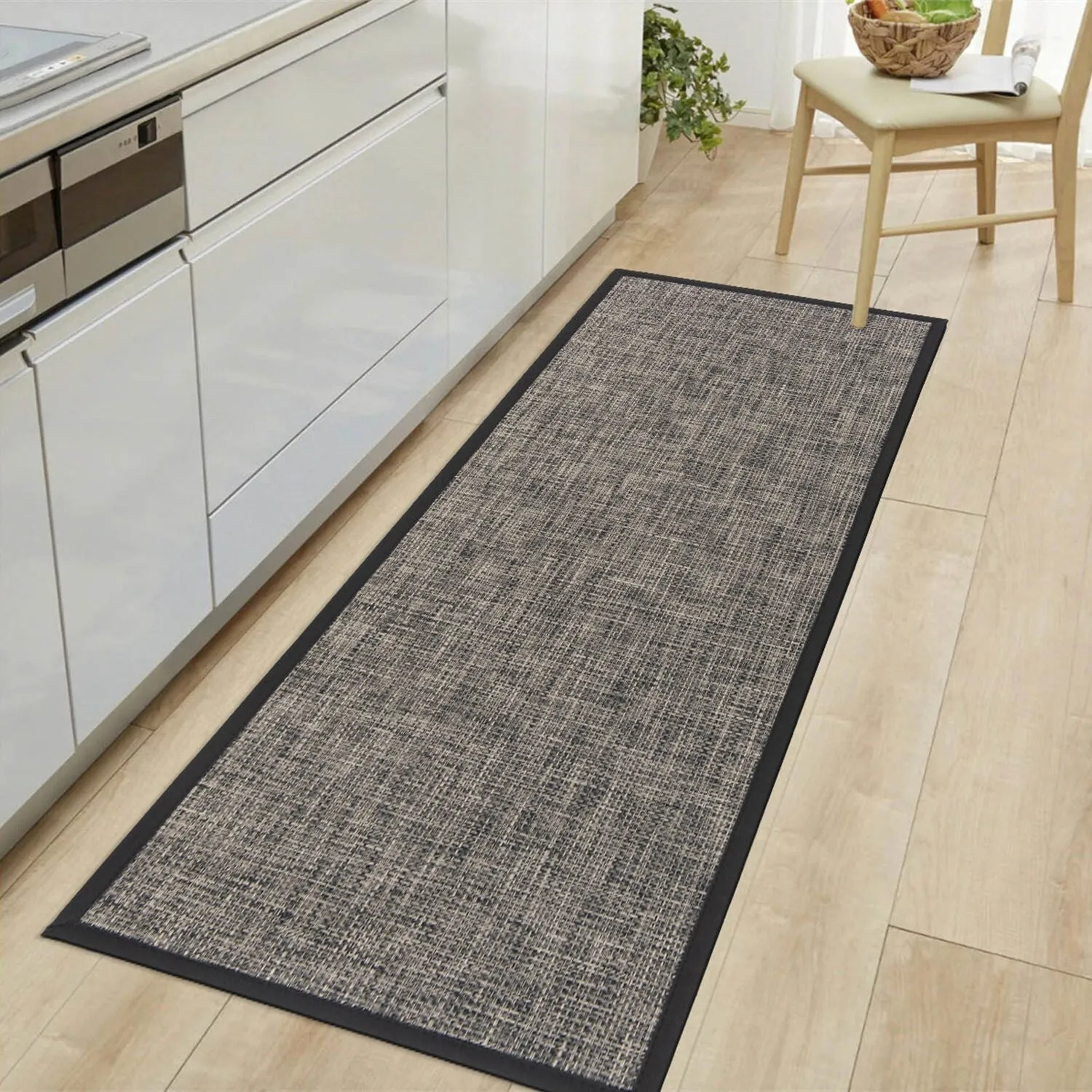 World Rug Gallery Basketweave Textline Anti-Fatigue Standing Mat