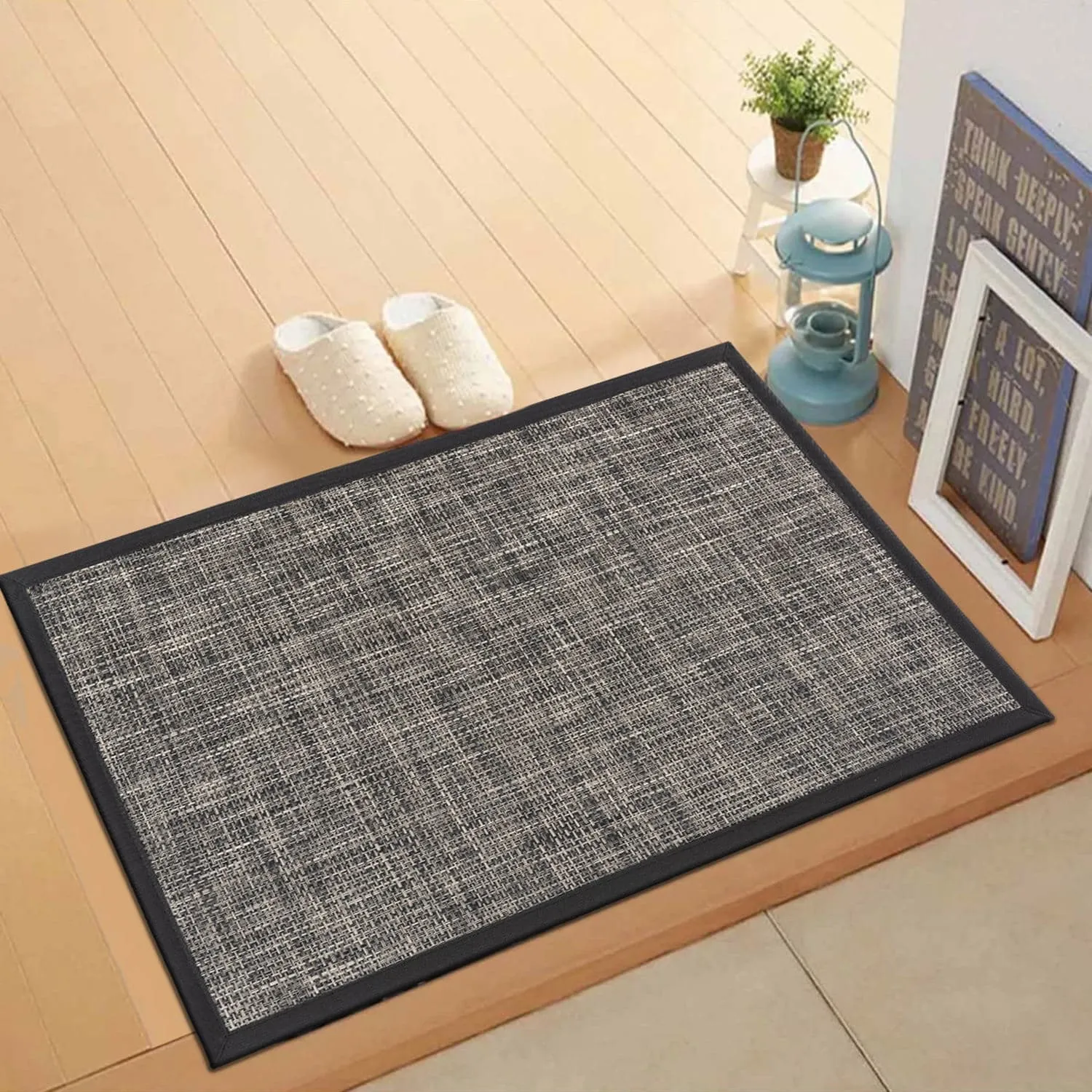 World Rug Gallery Basketweave Textline Anti-Fatigue Standing Mat