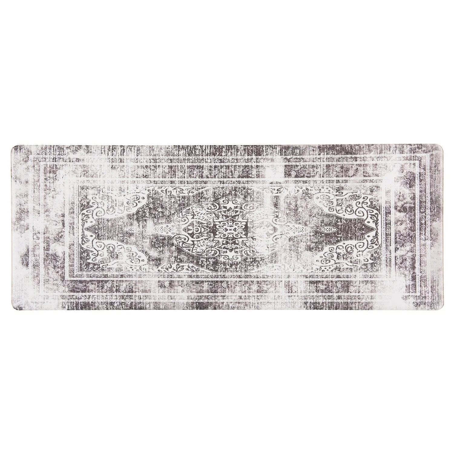 World Rug Gallery Distressed Traditional Anti-Fatigue Standing Mat - 18x47