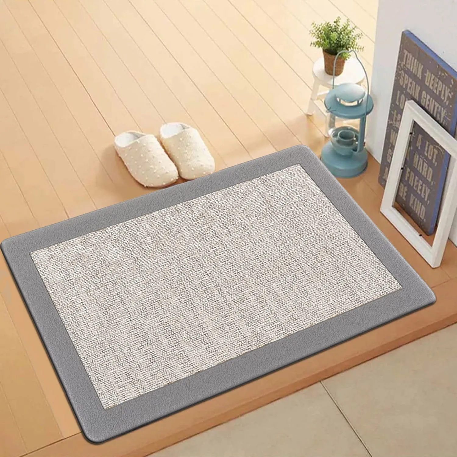 World Rug Gallery Frame Textline Anti-Fatigue Standing Mat