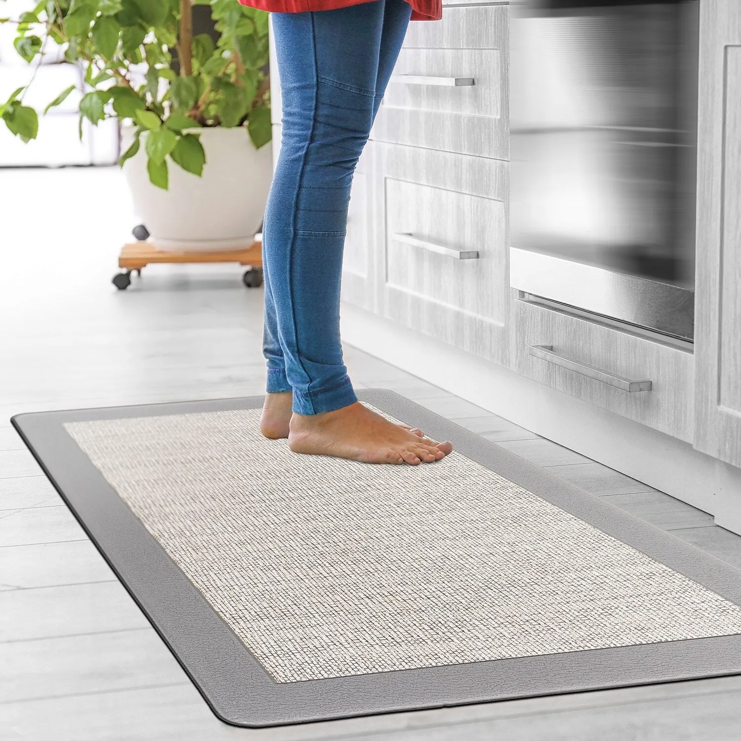 World Rug Gallery Frame Textline Anti-Fatigue Standing Mat