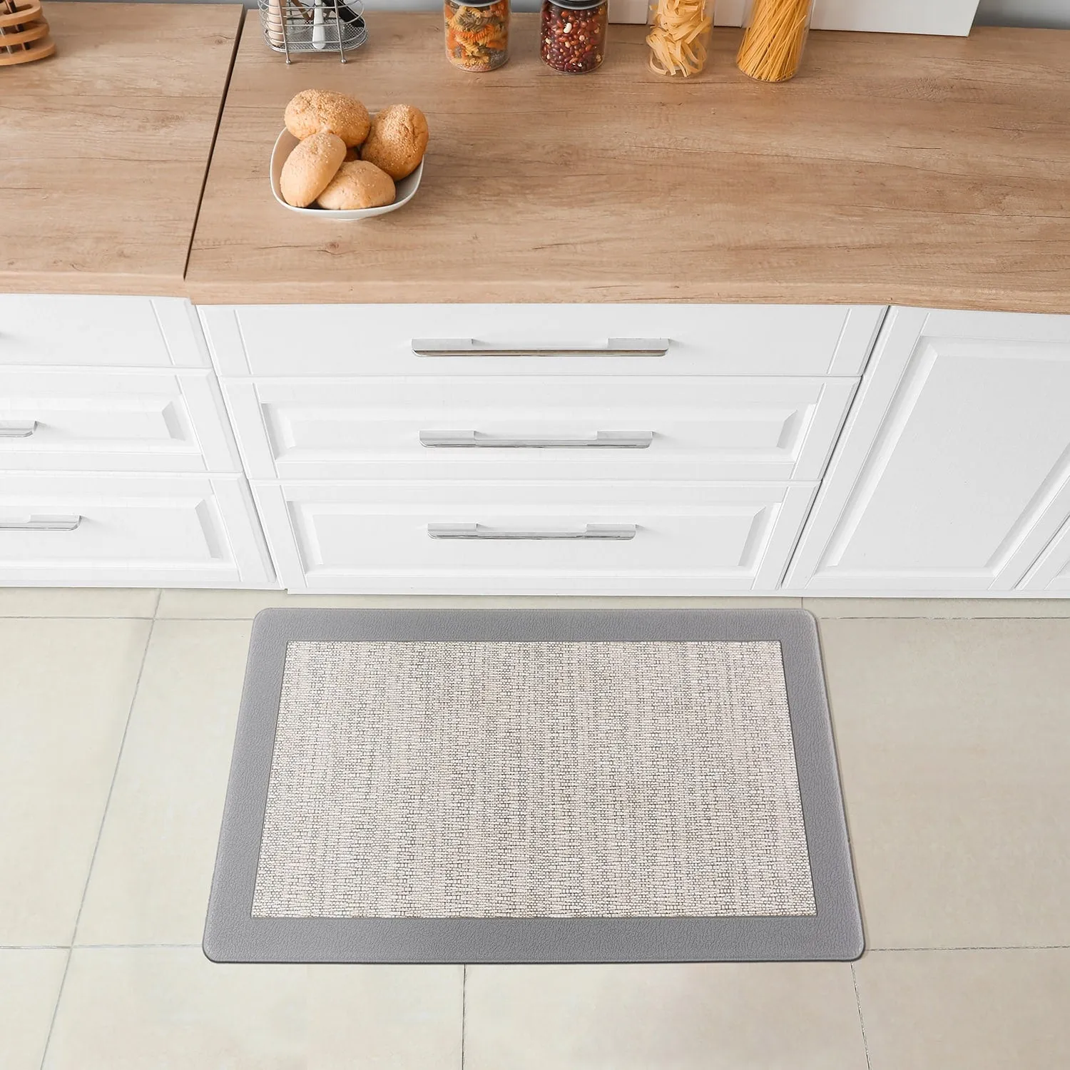 World Rug Gallery Frame Textline Anti-Fatigue Standing Mat