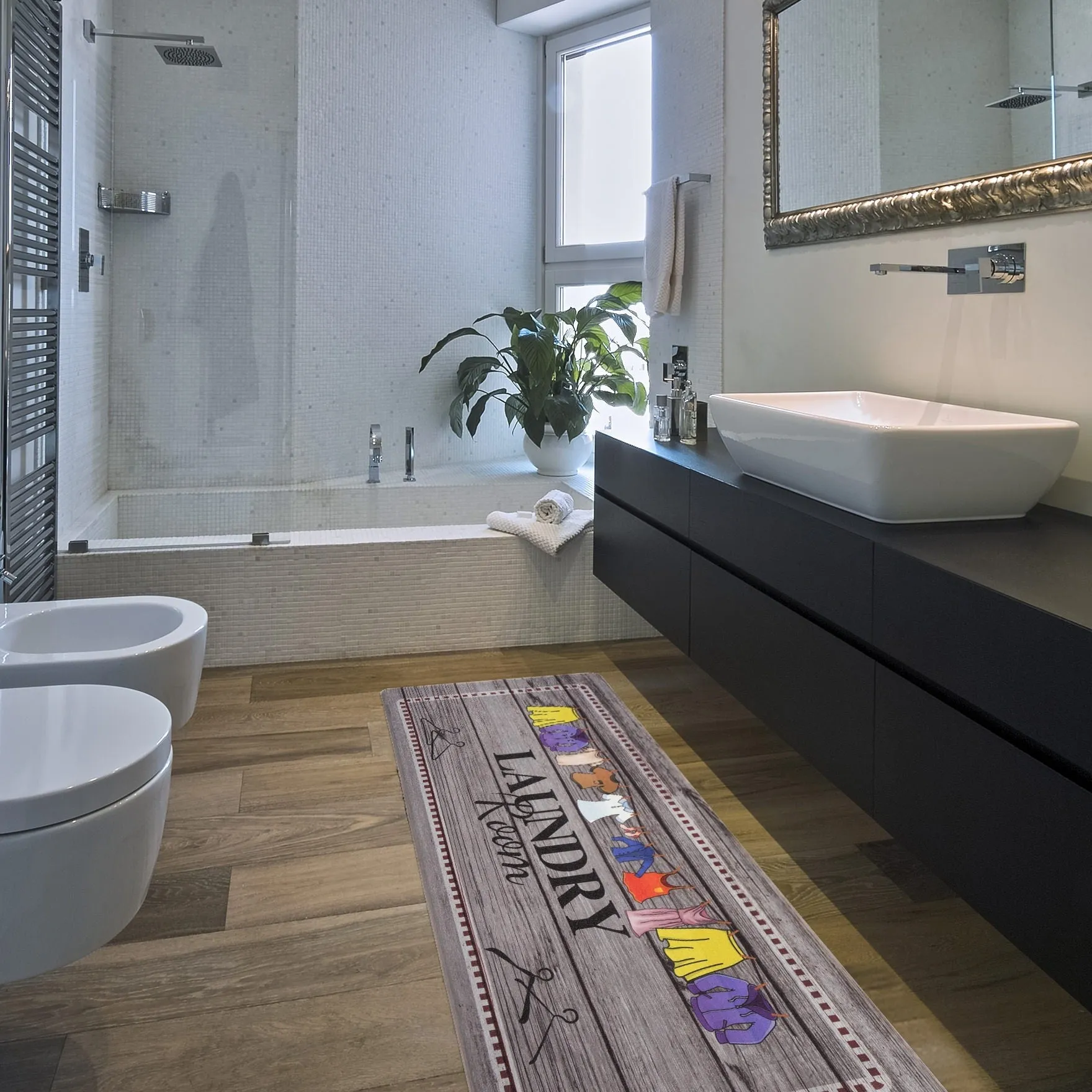 World Rug Gallery Laundry Room Standing Mat