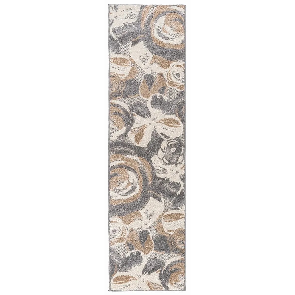 World Rug Gallery Modern Floral Indoor/Outdoor Area Rug