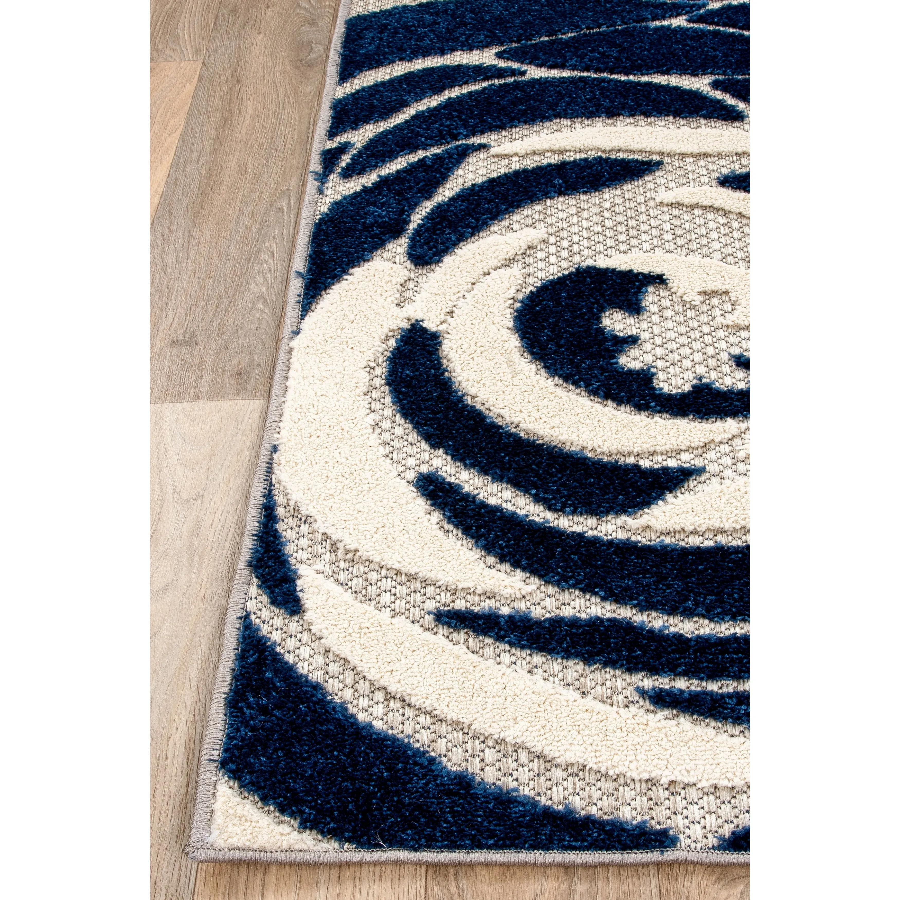 World Rug Gallery Modern Floral Indoor/Outdoor Area Rug