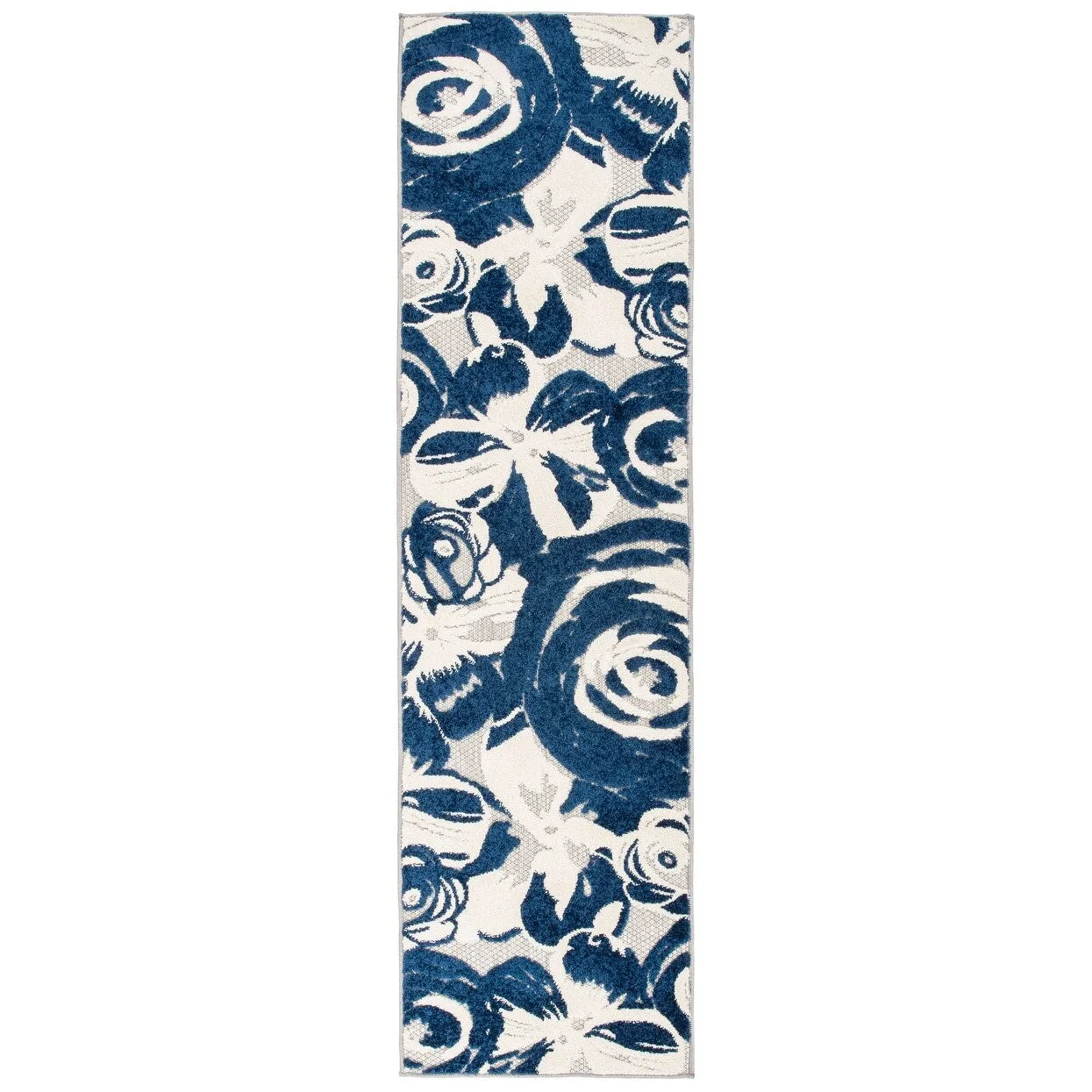 World Rug Gallery Modern Floral Indoor/Outdoor Area Rug