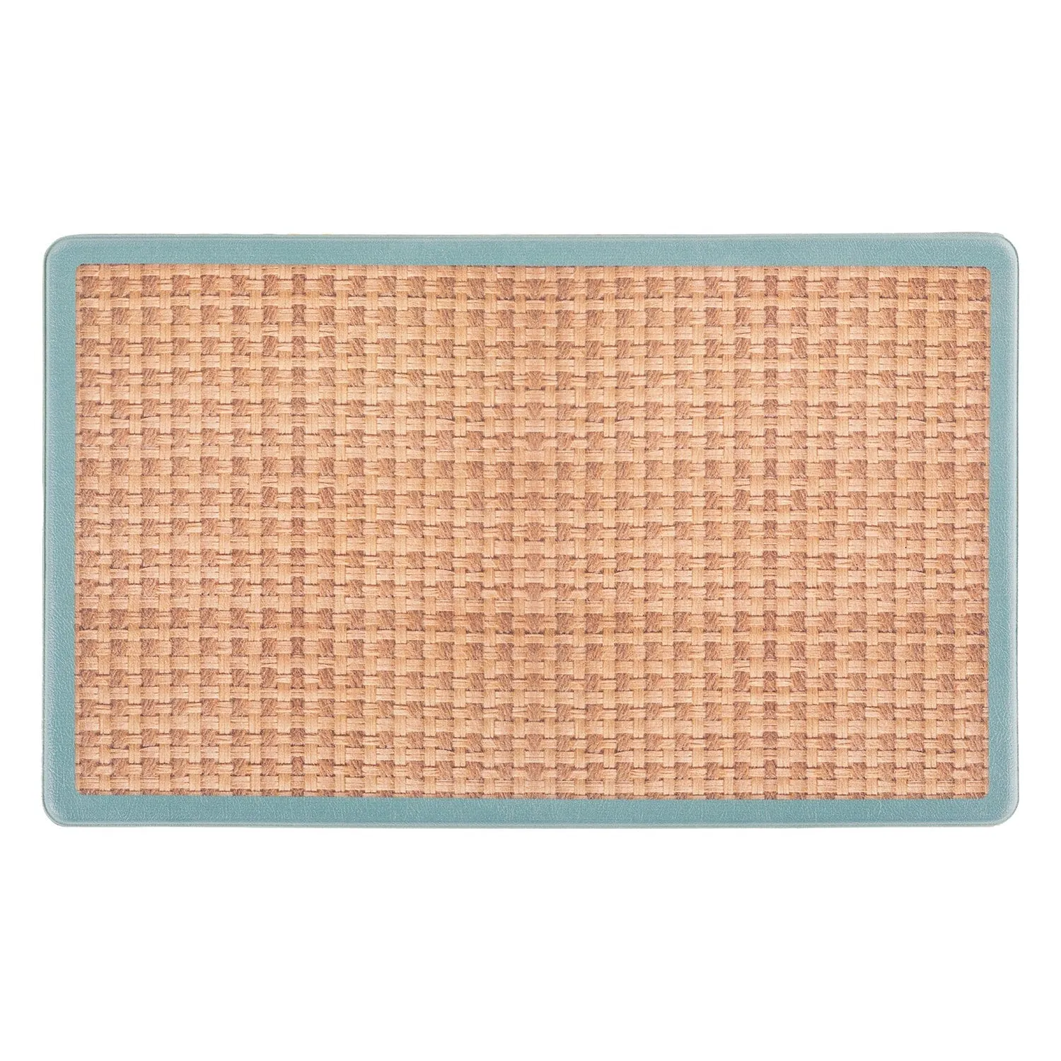 World Rug Gallery Natural Border Anti-Fatigue Standing Mat