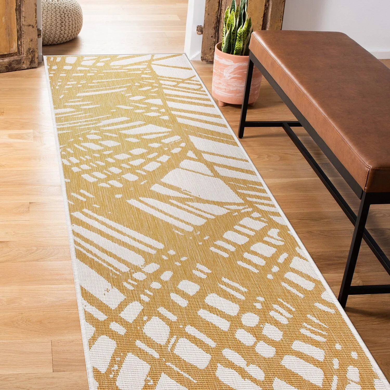 World Rug Gallery Nature Inspired Tropical Indoor/Outdoor Area Rug