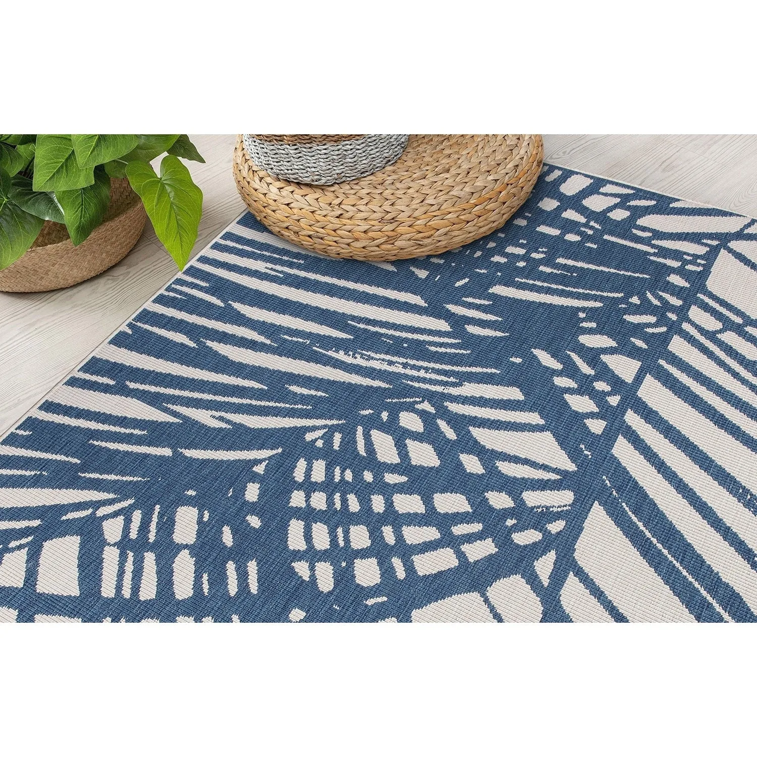 World Rug Gallery Nature Inspired Tropical Indoor/Outdoor Area Rug