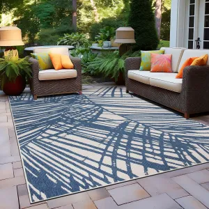 World Rug Gallery Nature Inspired Tropical Indoor/Outdoor Area Rug