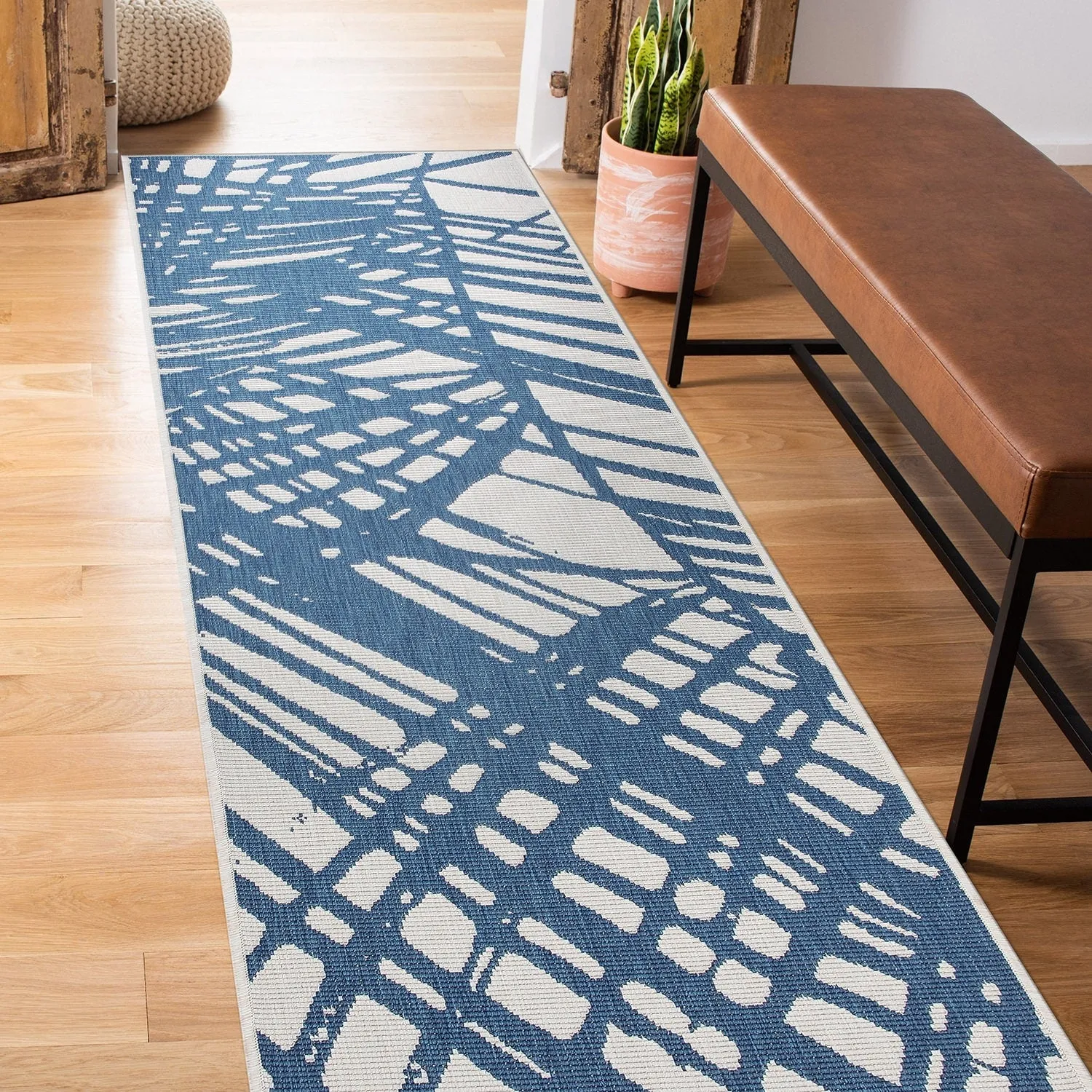 World Rug Gallery Nature Inspired Tropical Indoor/Outdoor Area Rug