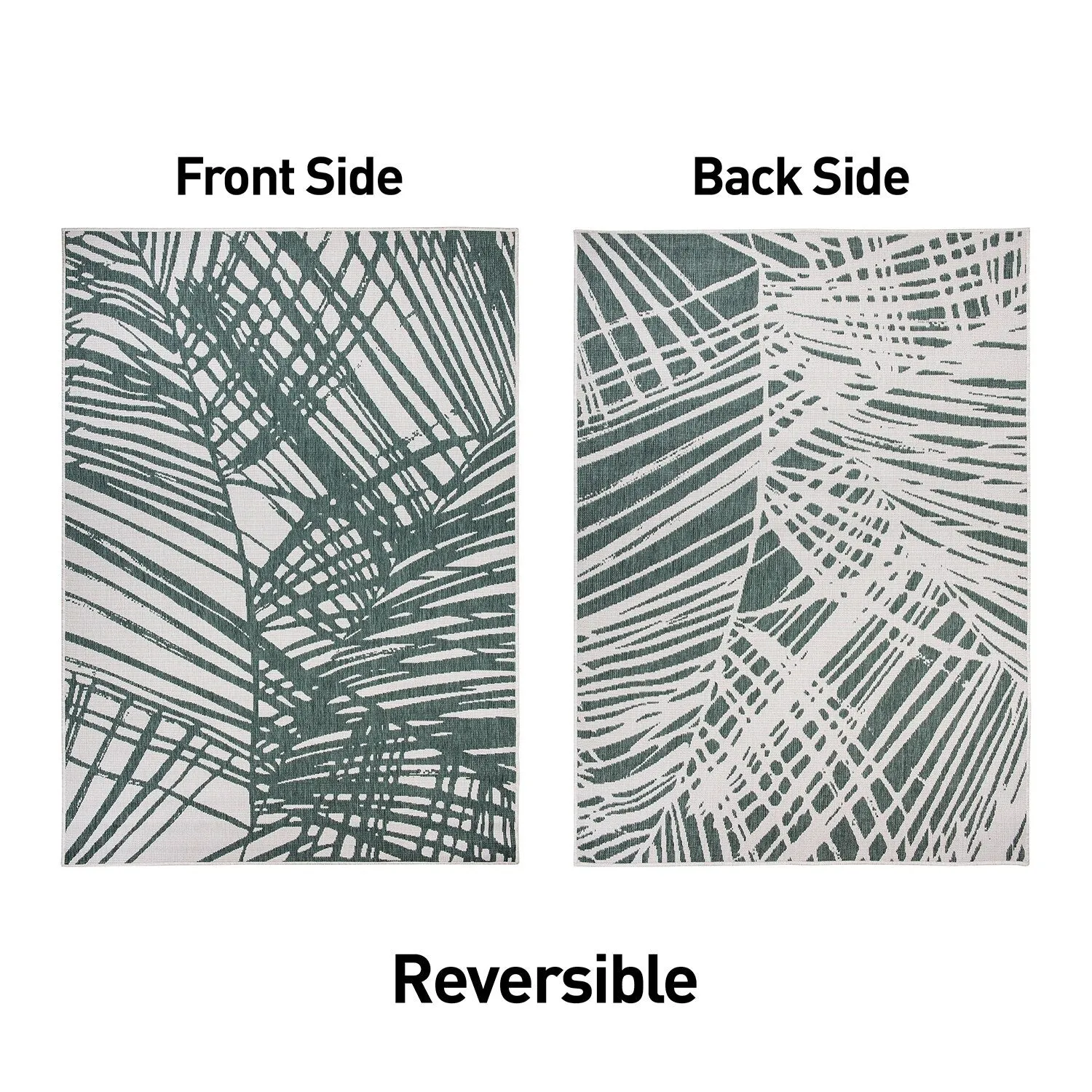 World Rug Gallery Nature Inspired Tropical Indoor/Outdoor Area Rug