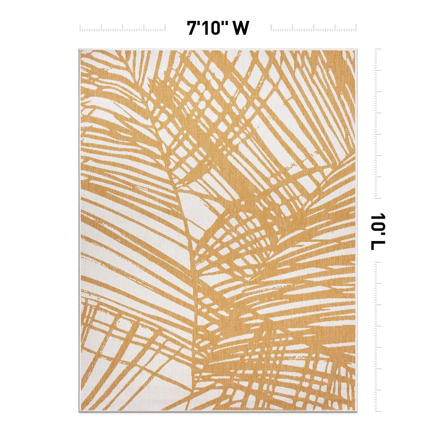 World Rug Gallery Nature Inspired Tropical Indoor/Outdoor Area Rug