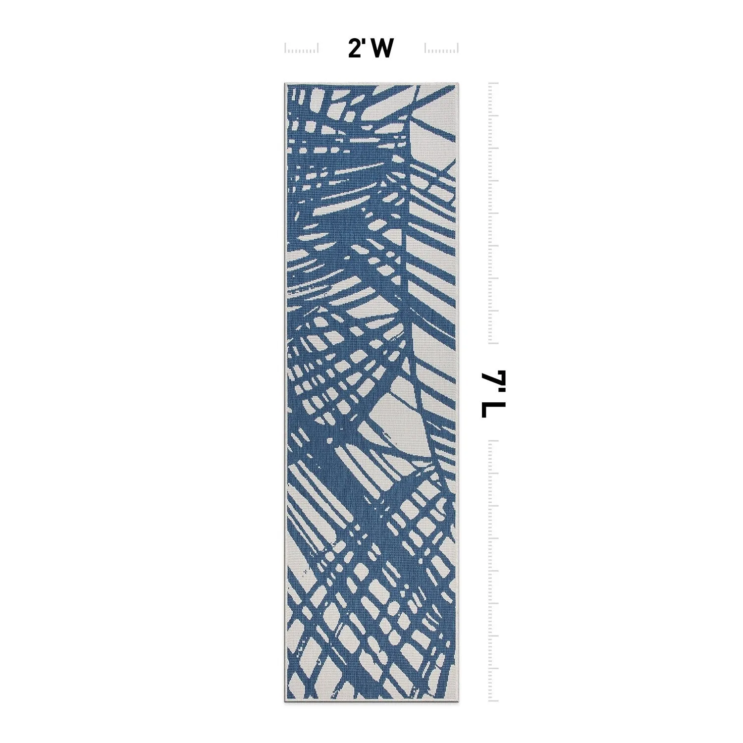 World Rug Gallery Nature Inspired Tropical Indoor/Outdoor Area Rug