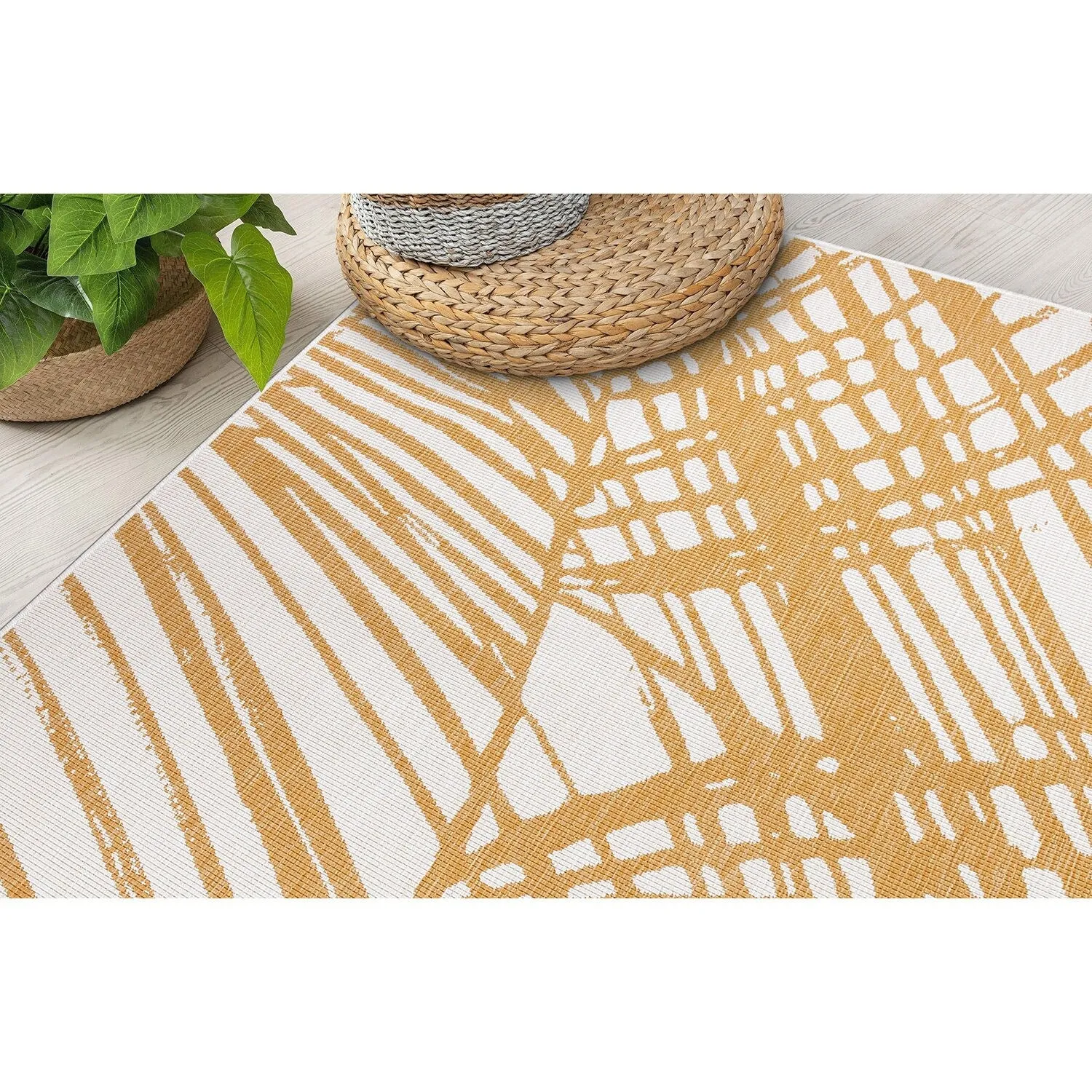 World Rug Gallery Nature Inspired Tropical Indoor/Outdoor Area Rug