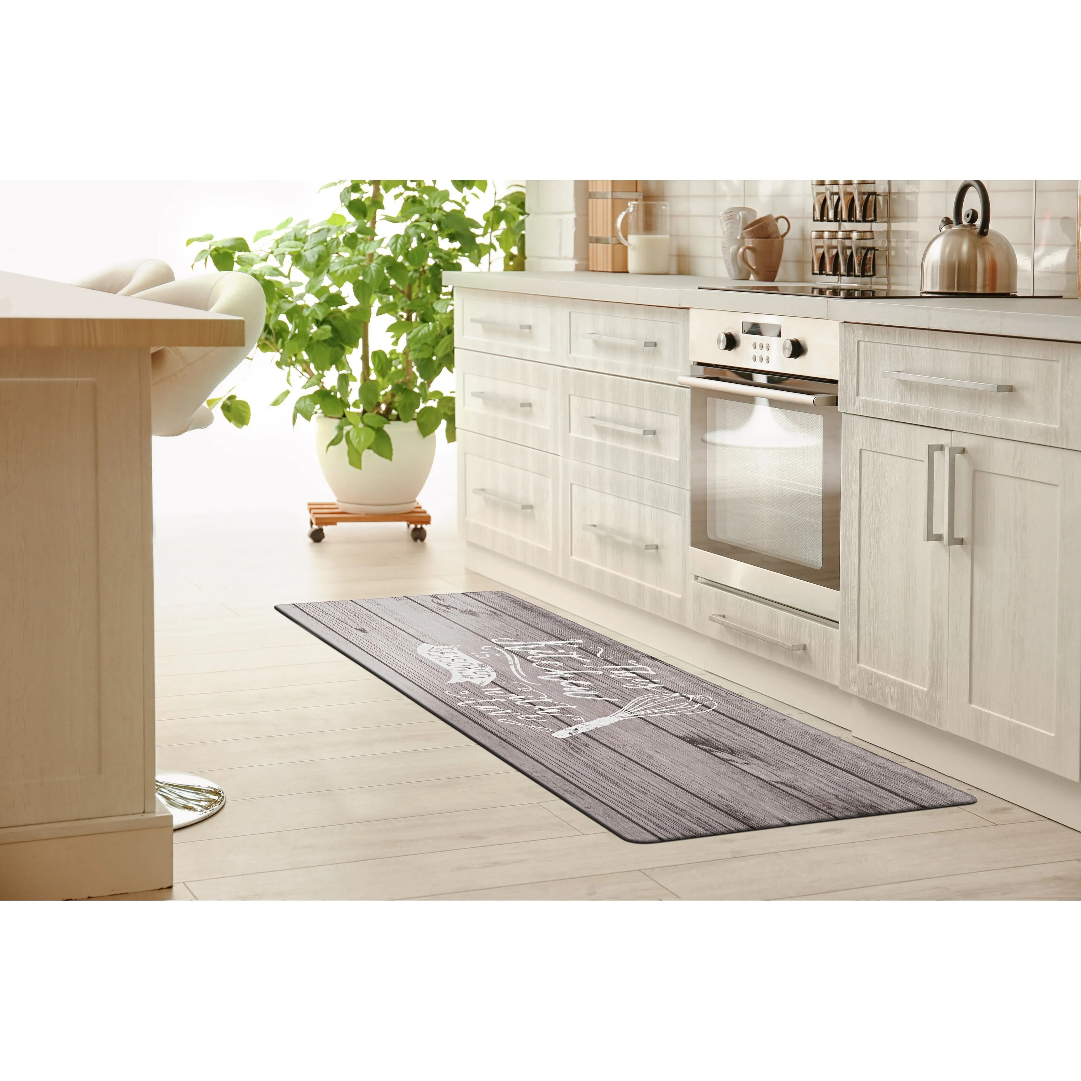 World Rug Gallery 'Seasoned with Love' Whisk Anti-fatigue Kitchen Mat