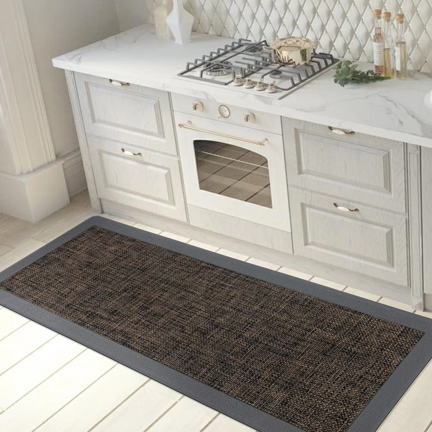 World Rug Gallery Textline Anti-Fatigue Standing Mat