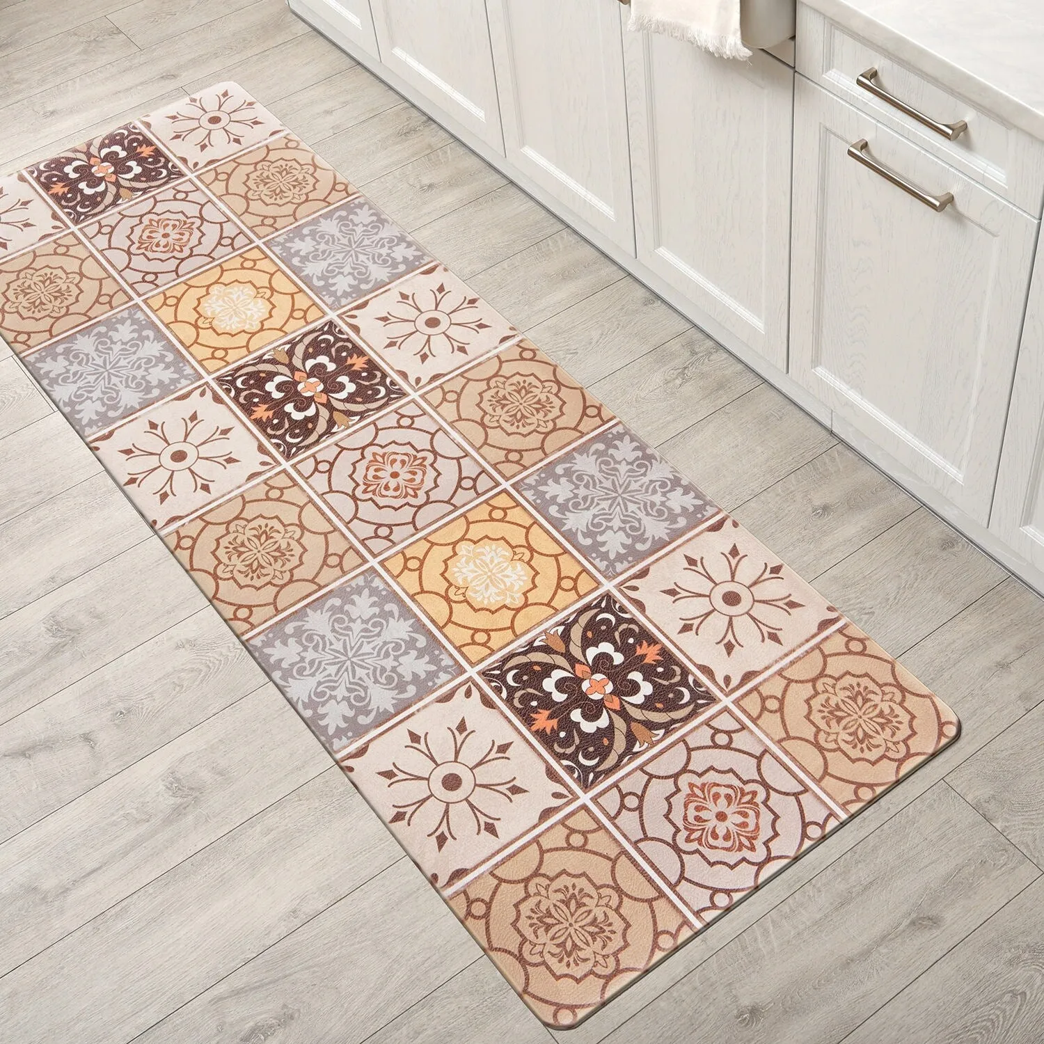 World Rug Gallery Tile Anti-Fatigue Standing Mat