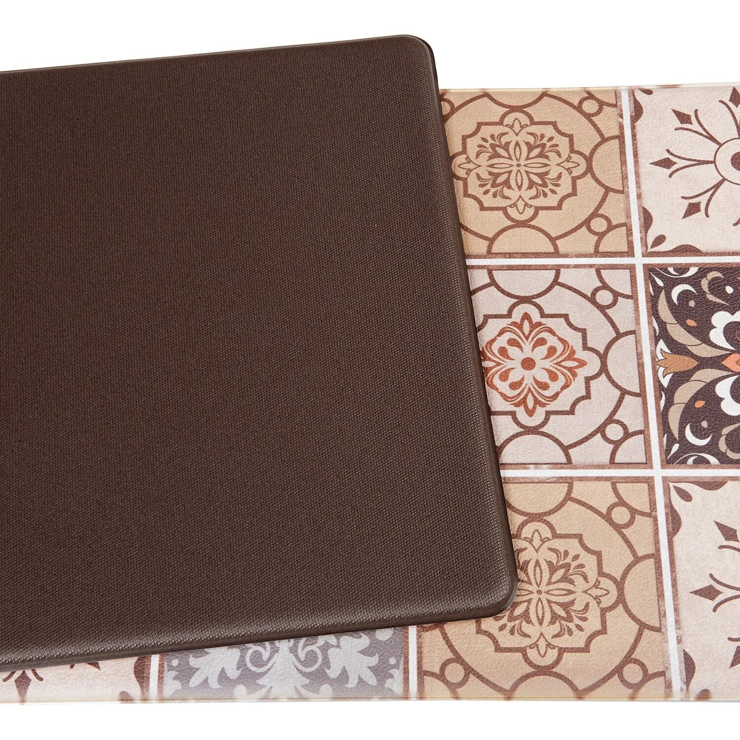 World Rug Gallery Tile Anti-Fatigue Standing Mat