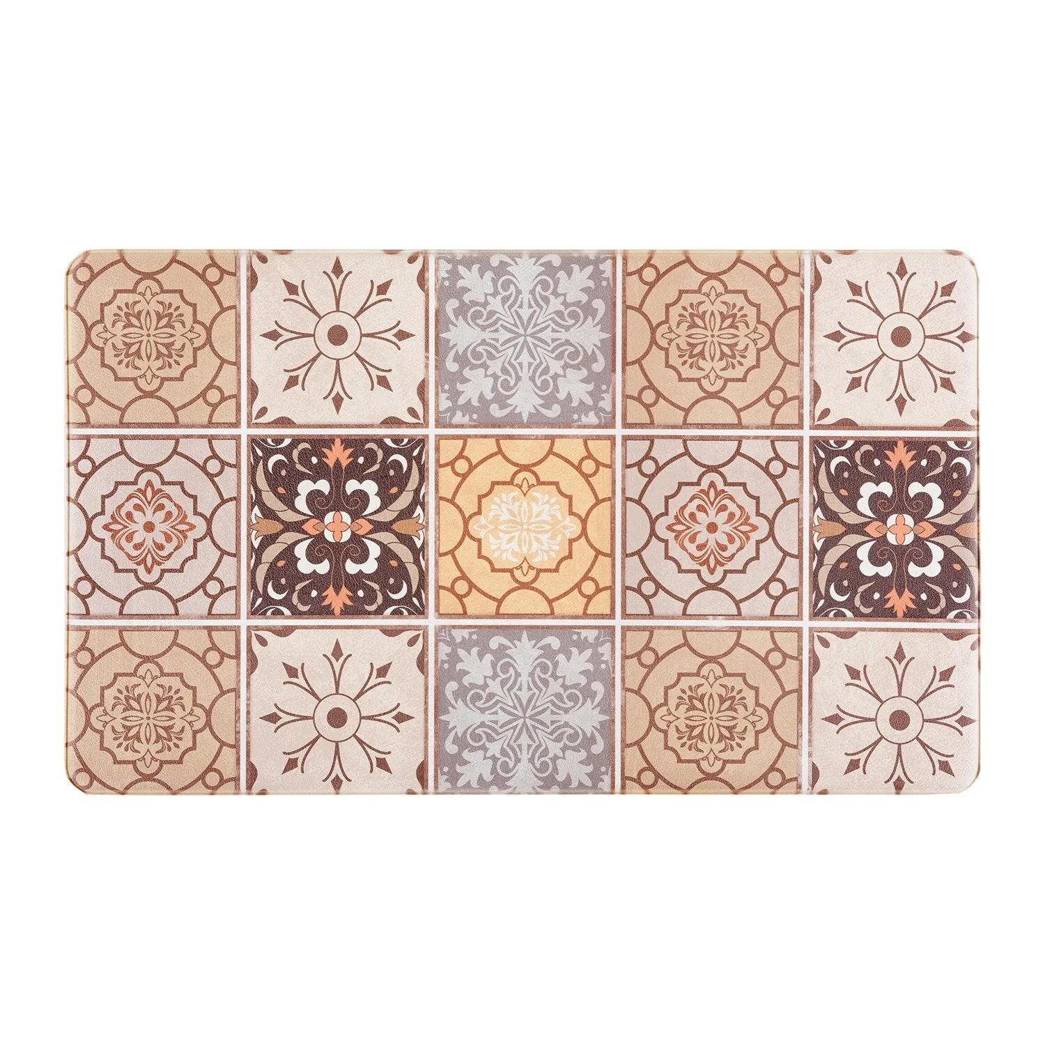 World Rug Gallery Tile Anti-Fatigue Standing Mat