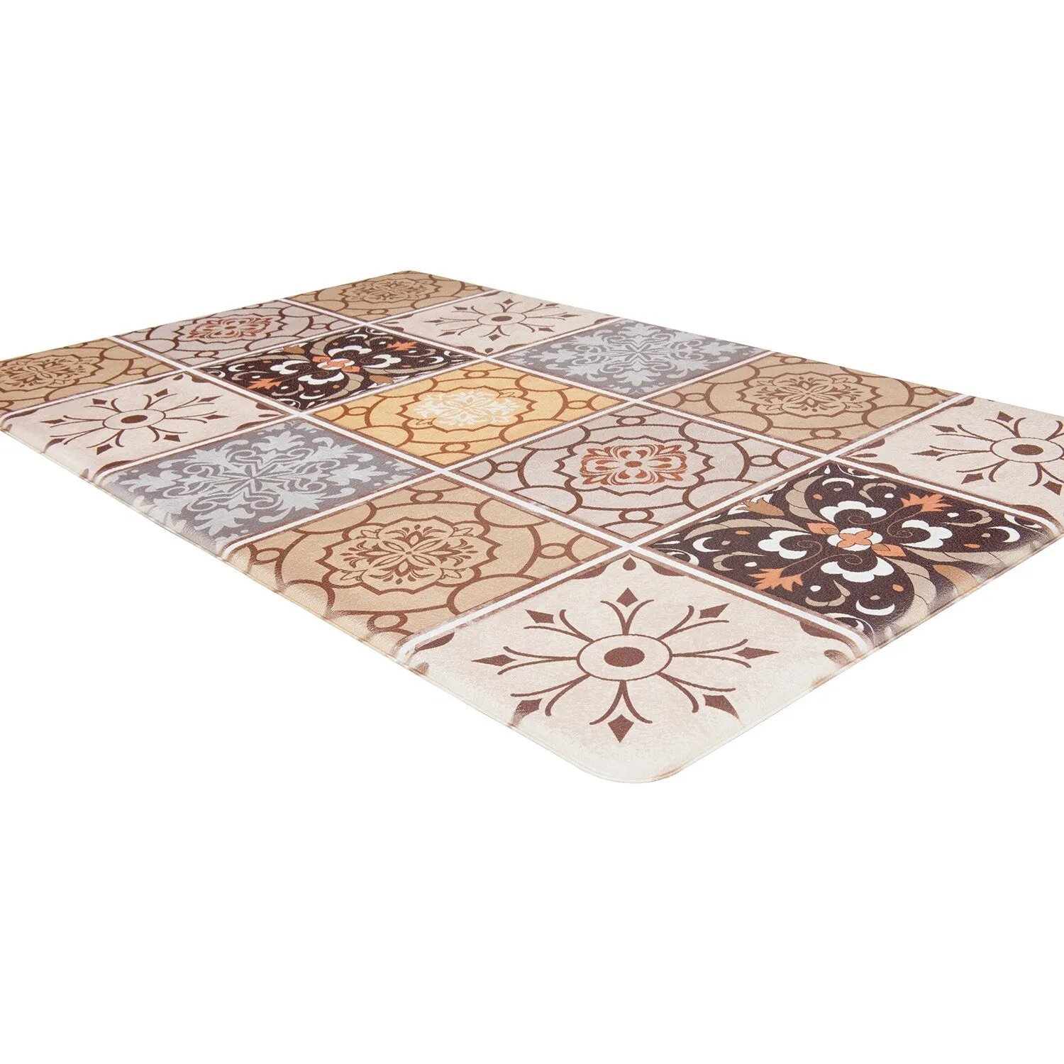 World Rug Gallery Tile Anti-Fatigue Standing Mat