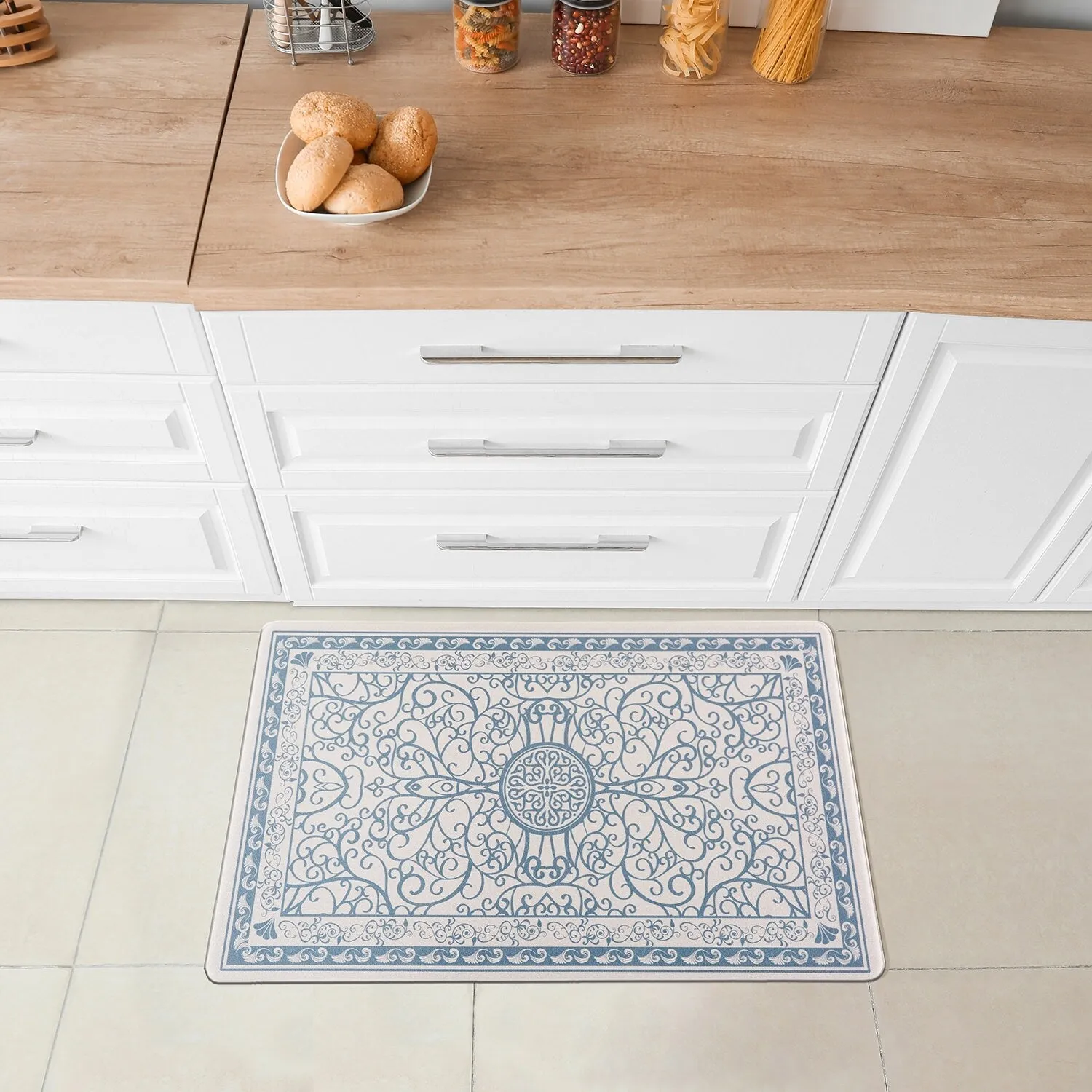 World Rug Gallery Traditional Bohemian Anti-Fatigue Standing Mat