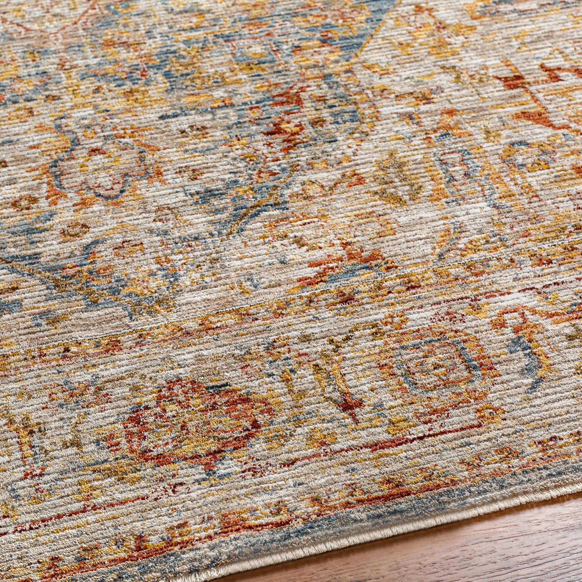 Zeynepe Traditional Medallion Area Rug