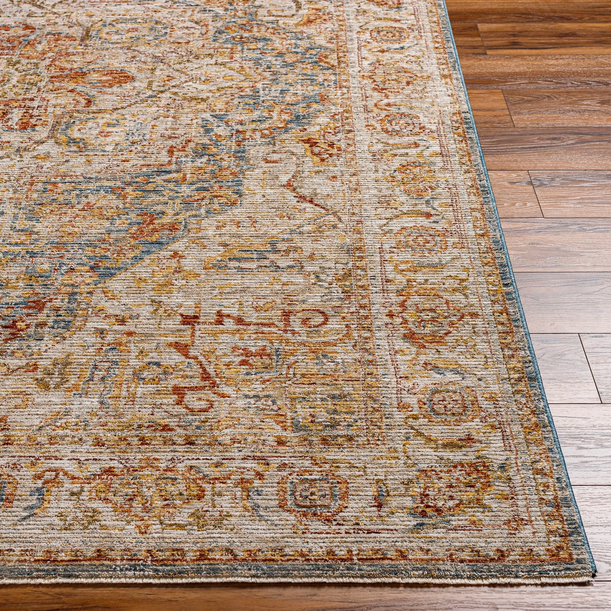 Zeynepe Traditional Medallion Area Rug
