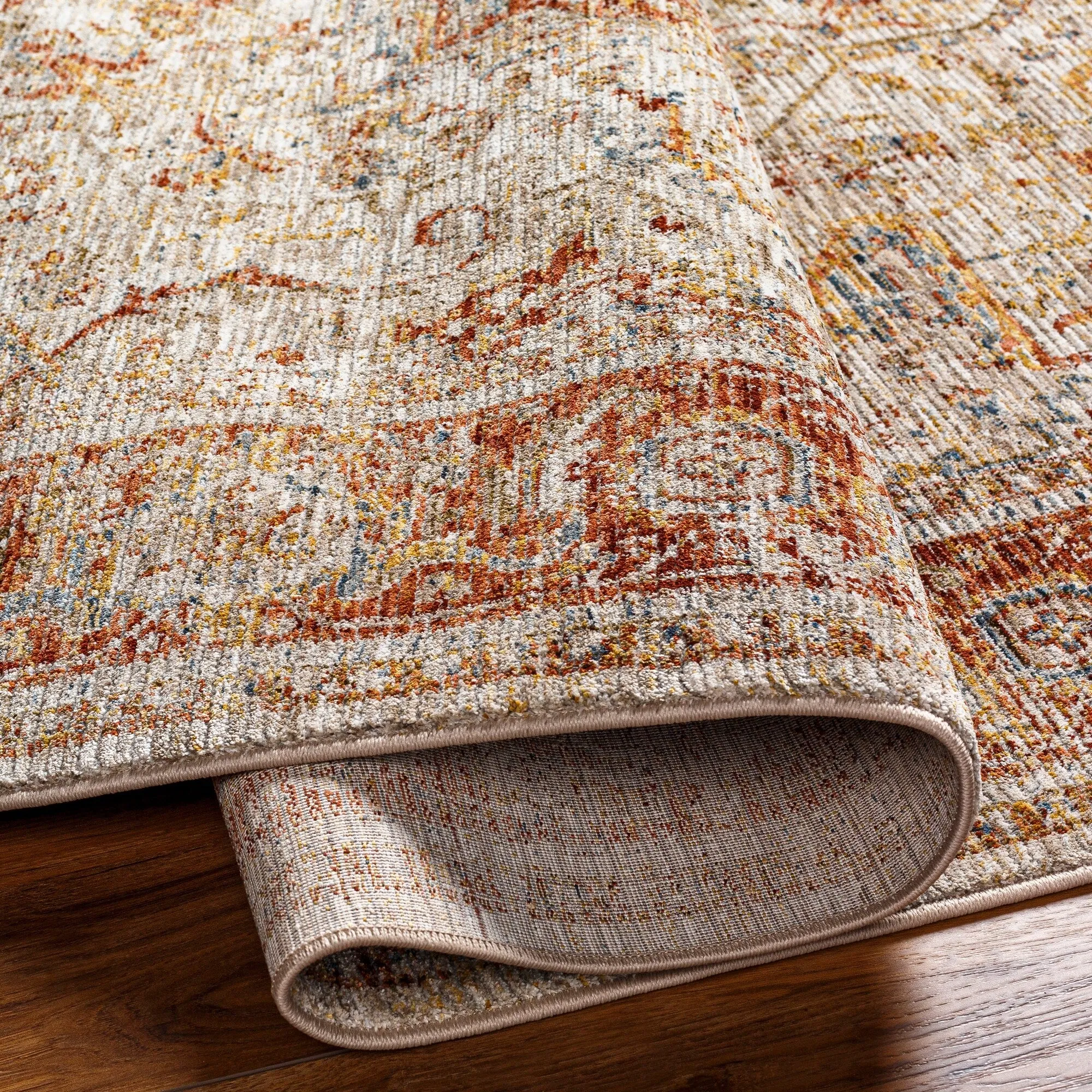 Zeynepe Traditional Medallion Area Rug