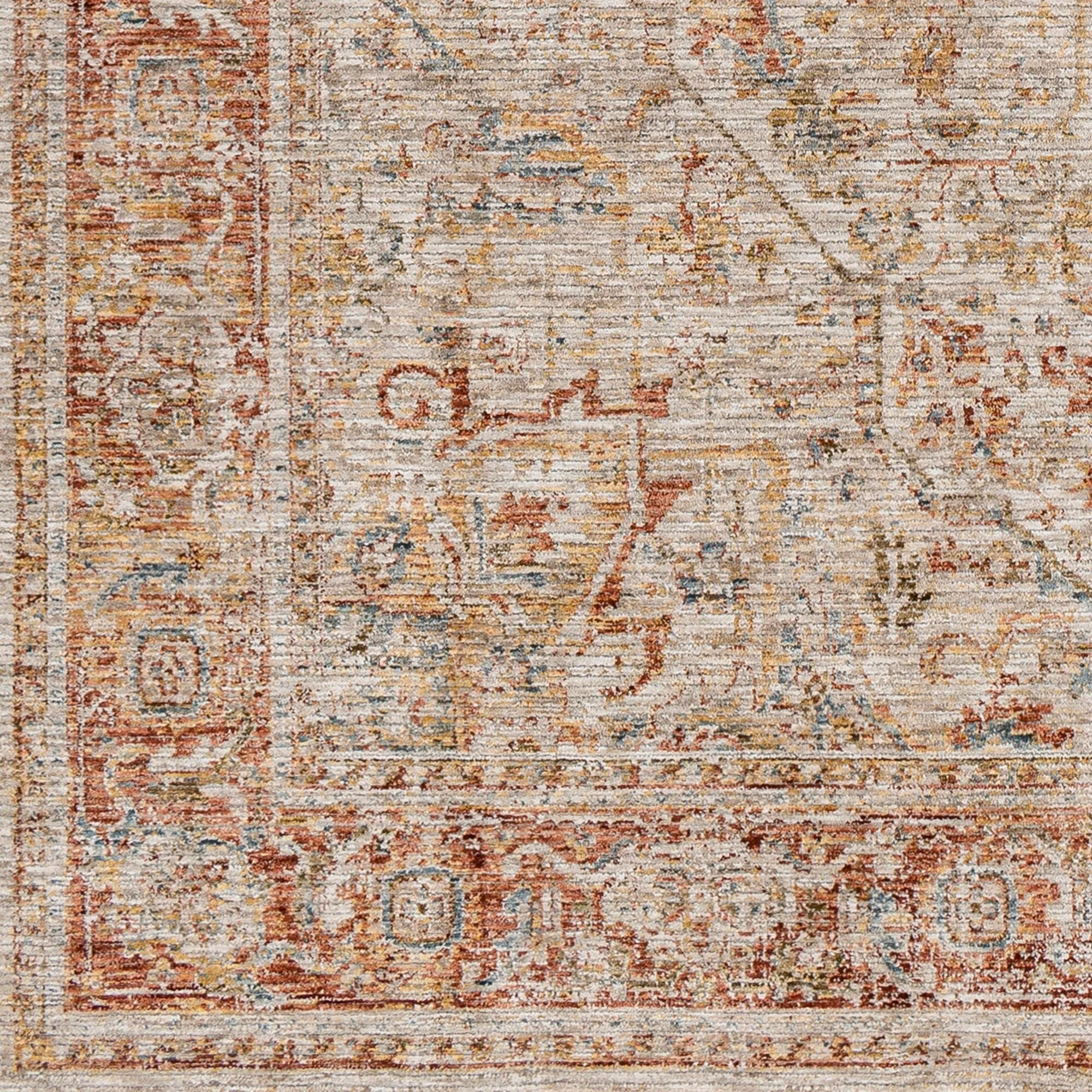 Zeynepe Traditional Medallion Area Rug